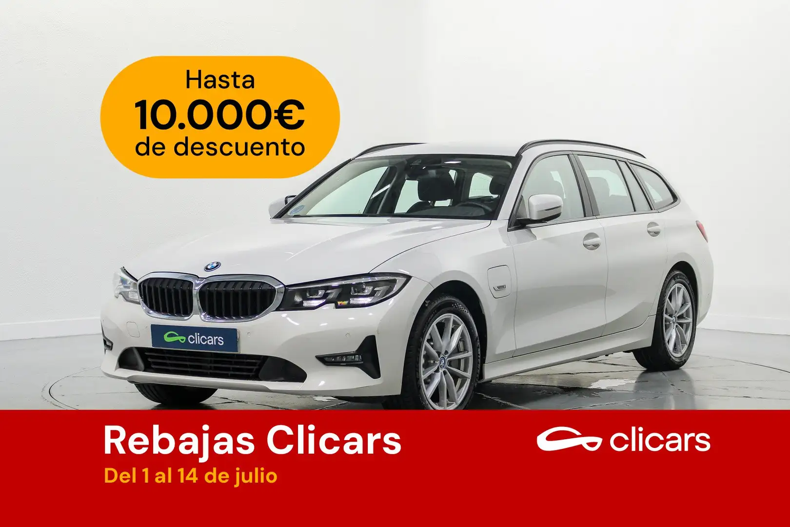 BMW 330 330e xDrive Touring Blanc - 1