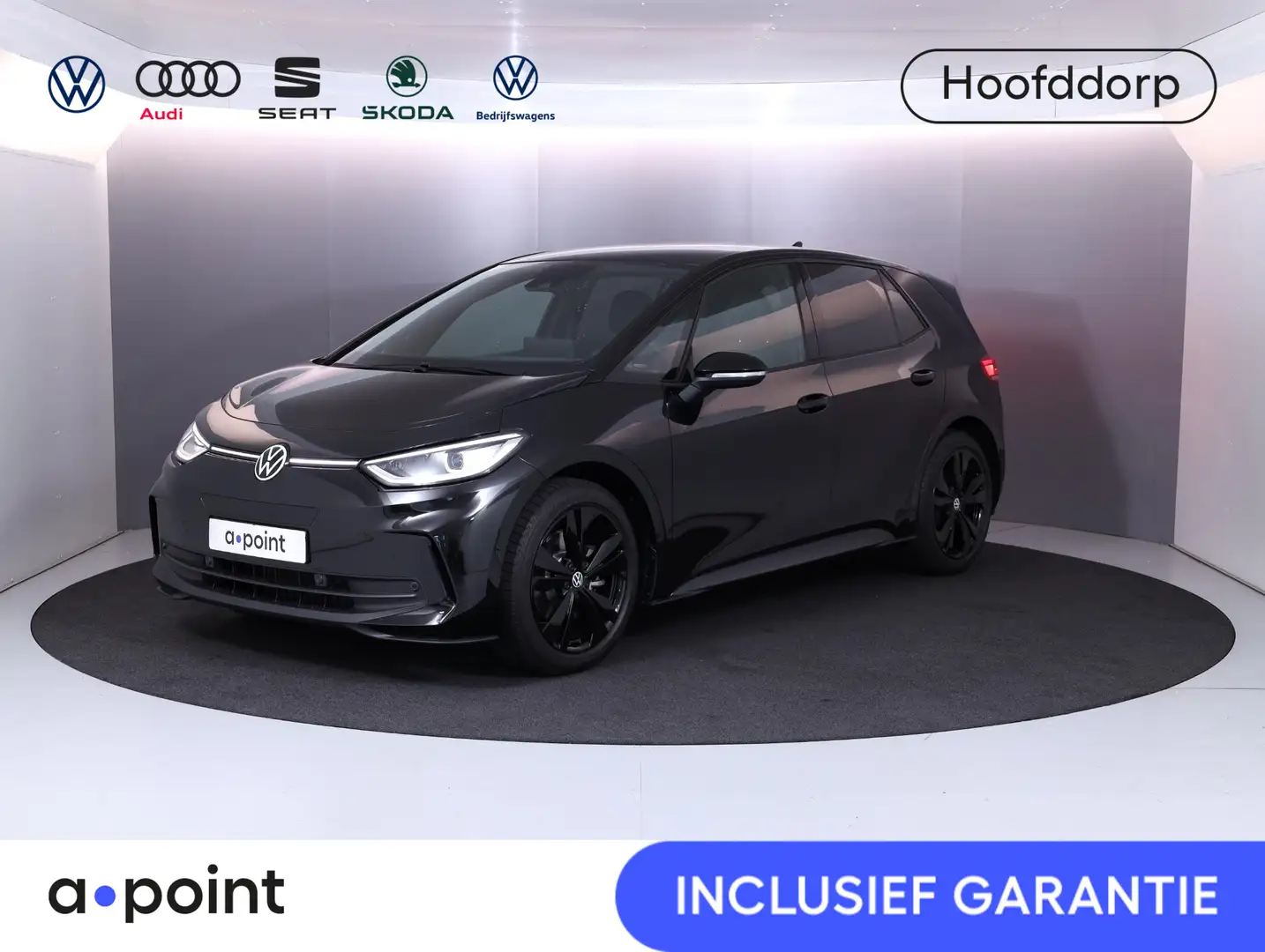 Volkswagen ID.3 Pro Business 59 kWh 204pk Pano-dak| Navi| 19'LM-ve Zwart - 1