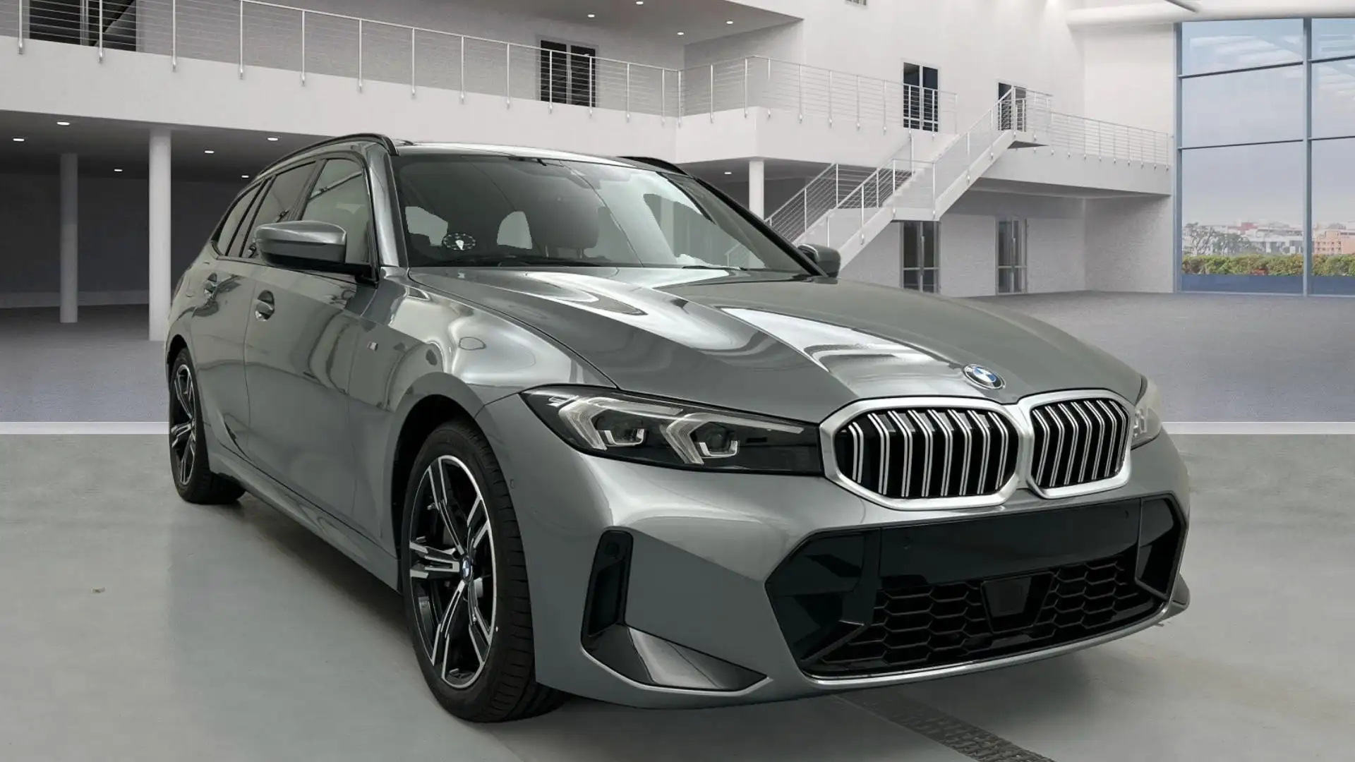 BMW 330 330 i xDrive Touring M Sport AHK Widescreen HiFi Grigio - 2