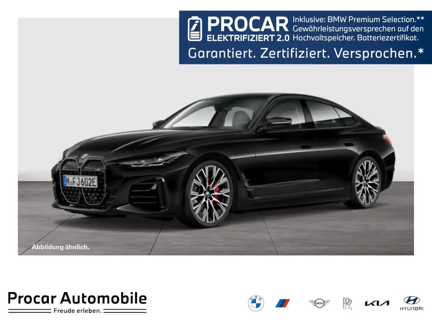 BMW i4 M50 HARMANK+RFK+STANDHZG+LED+ Schwarz - 1