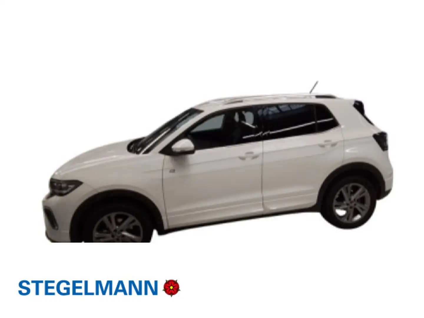 Volkswagen T-Cross 1.0 TSI Facelift R-Line *LED*Navi*AHK*+3 Weiß - 1