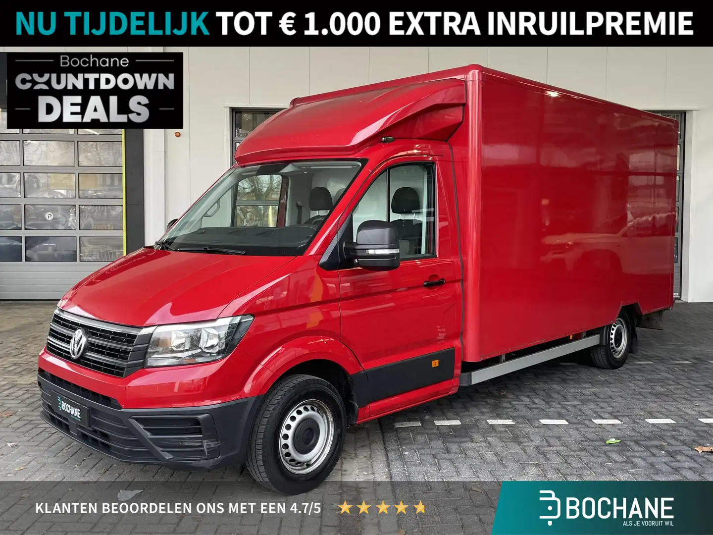 Volkswagen Crafter 35 2.0 TDI L4 | Laadklep | Bakwagen | Rood - 1