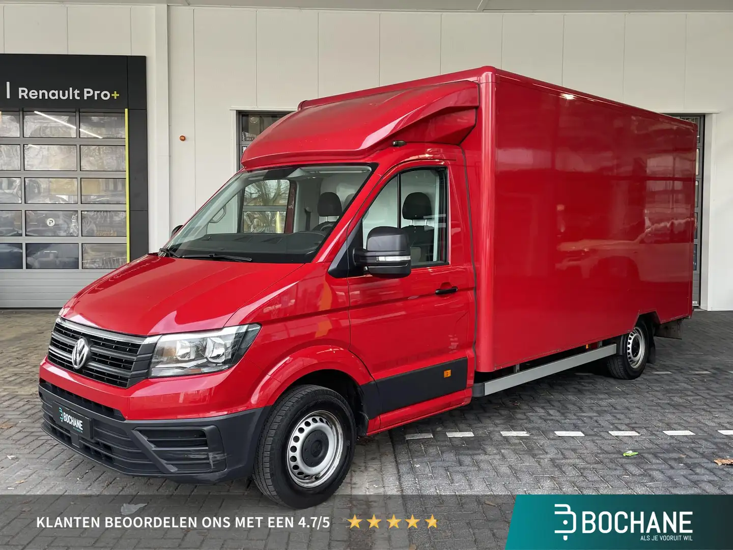 Volkswagen Crafter 35 2.0 TDI L4 | Spiegelbak | Laadklep | Automaat | Rood - 1
