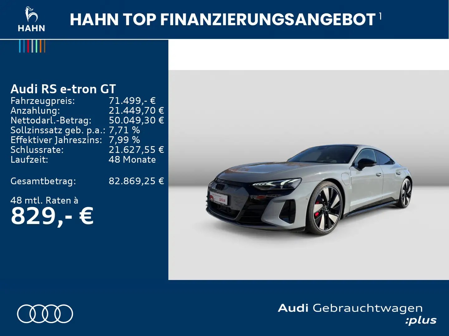 Audi RS e-tron GT quattro RS-Designpaket Matrix HUD Grau - 2