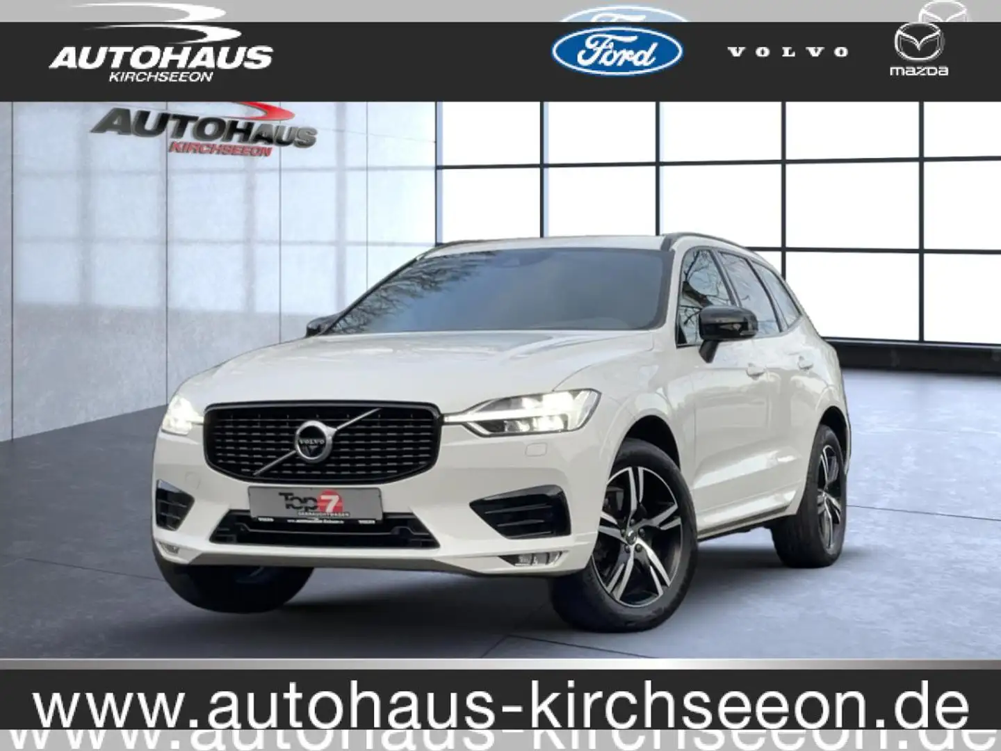 Volvo XC60 B4 (Benzin) R-Design 2WD Automatik Bluetooth Weiß - 1