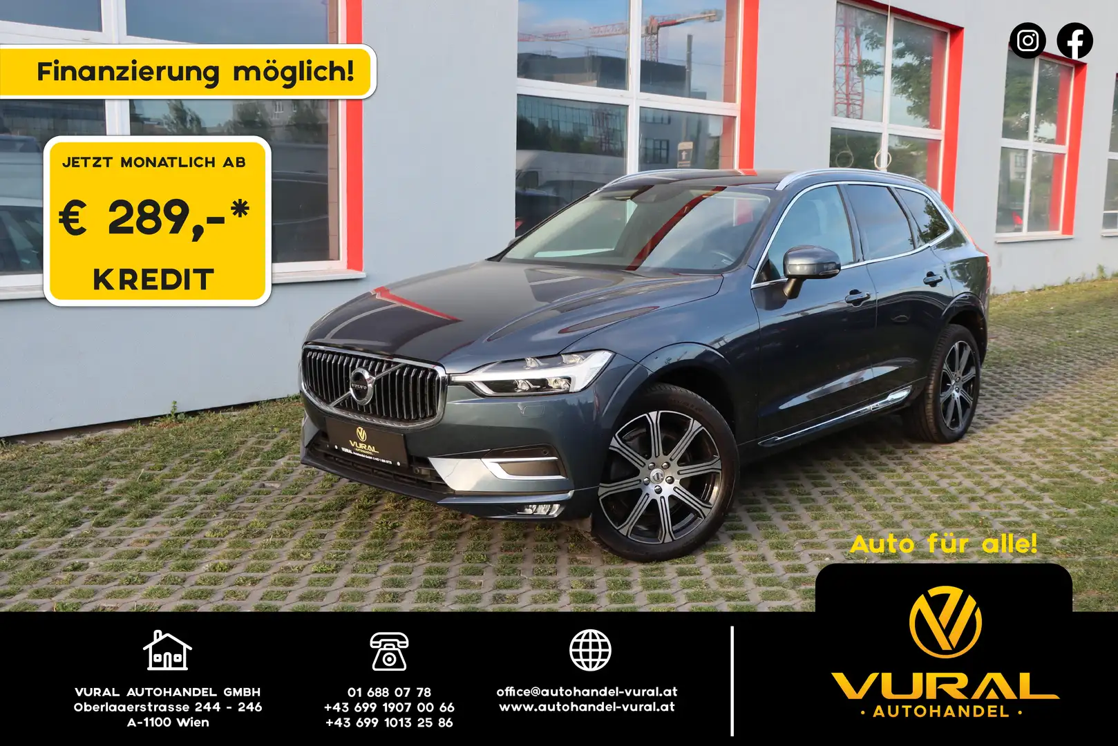 Volvo XC60 Inscription AWD/Panoramadach/Parkassistent Blau - 1