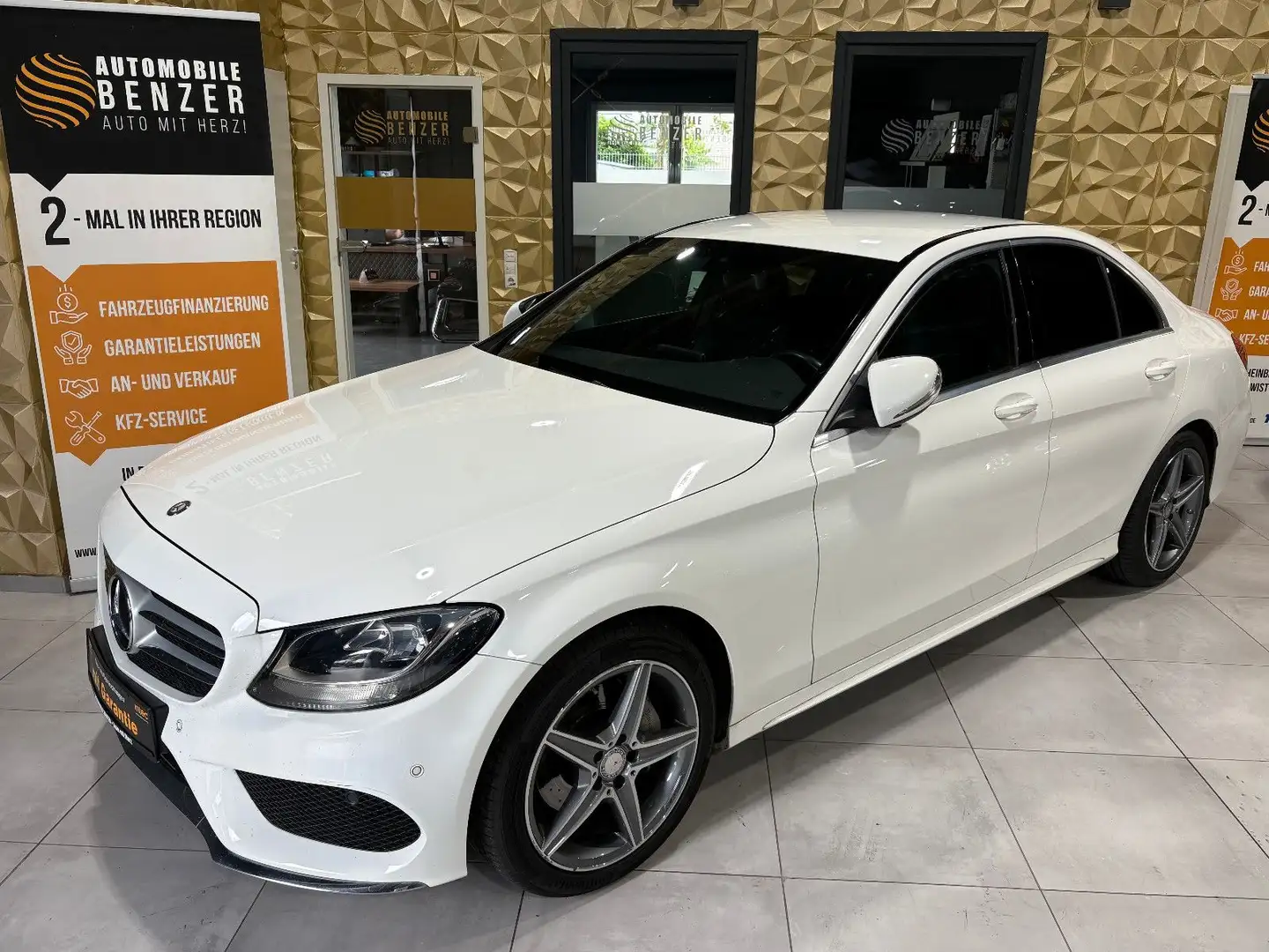Mercedes-Benz C 200 Lim. C 200 CGI/AMG-LINE/PDC/SOUND/SHZ/KLIM Weiß - 1
