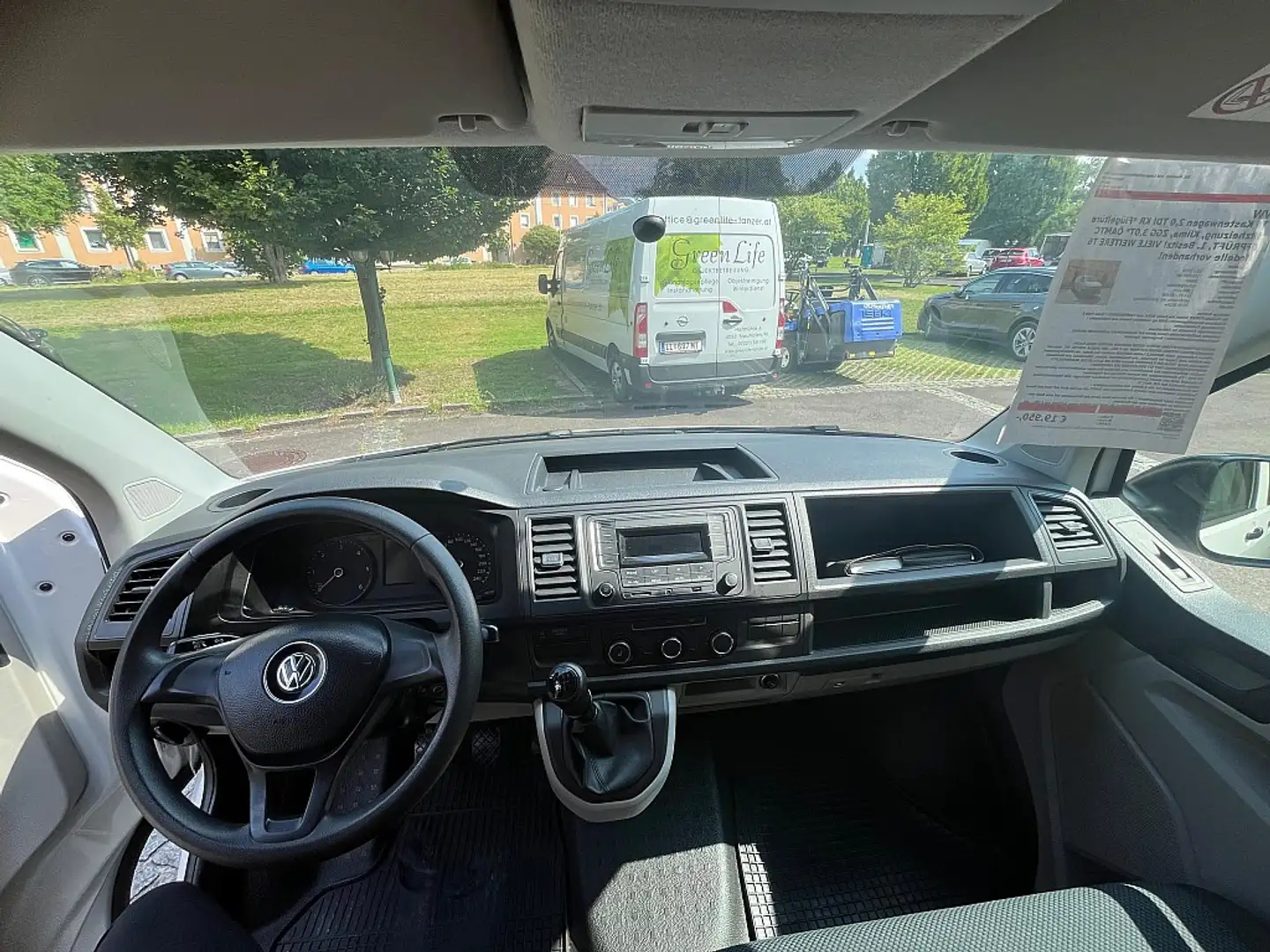 Volkswagen T6 Transporter T6 Kasten Transporter 2,0 TDI KR Flügel Sitzhei... Blanco - 2