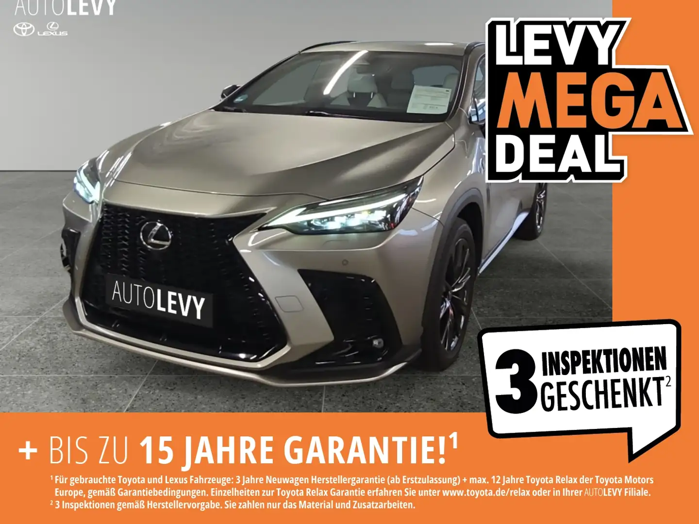 Lexus NX 450h+ Plug-In F-Sport +HeadUp+LED+360Kamera+ Srebrny - 1