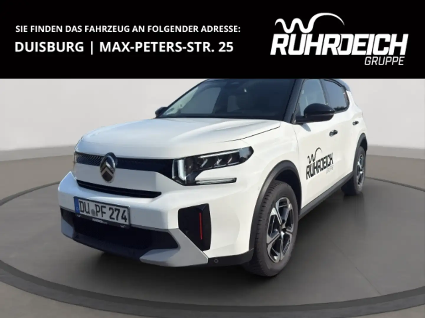 Citroen C3 Aircross Hybrid 145 MAX 1.2 Mild-EU6e HUD Navi LED Klimaaut Weiß - 1