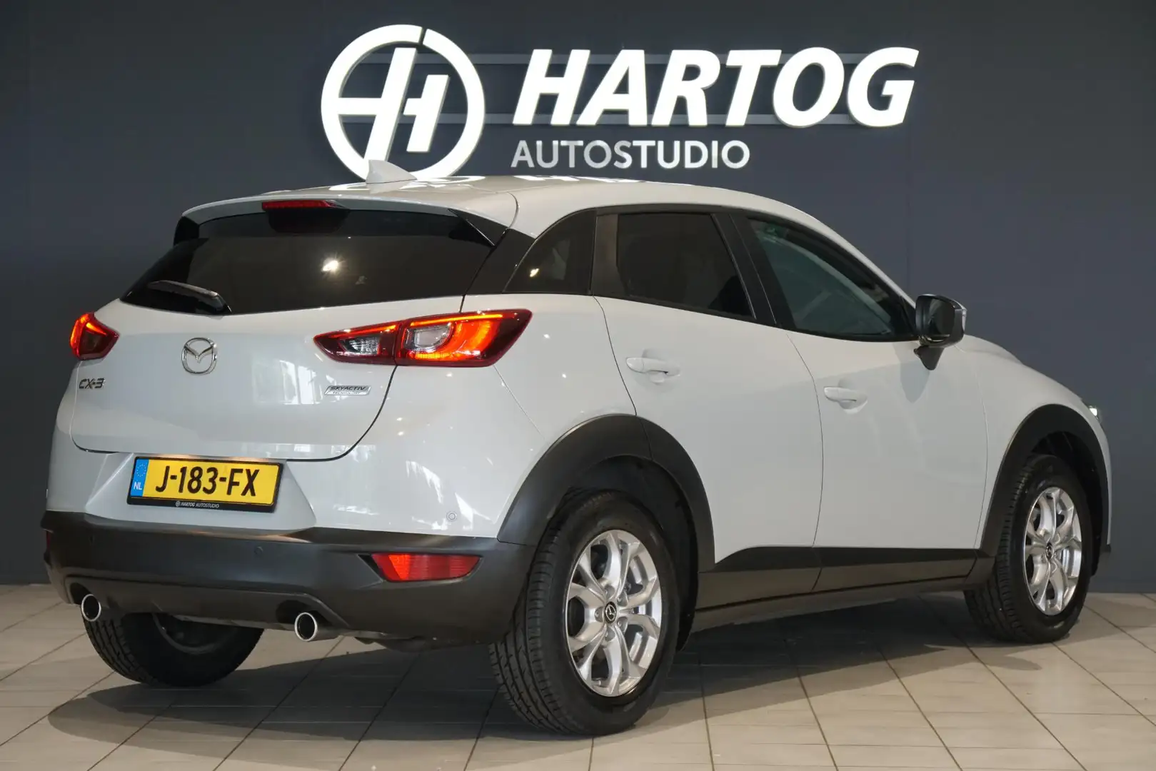 Mazda CX-3 2.0 SkyActiv-G 120 S + LED / NAVIGATIE / SENSOREN Blanc - 2
