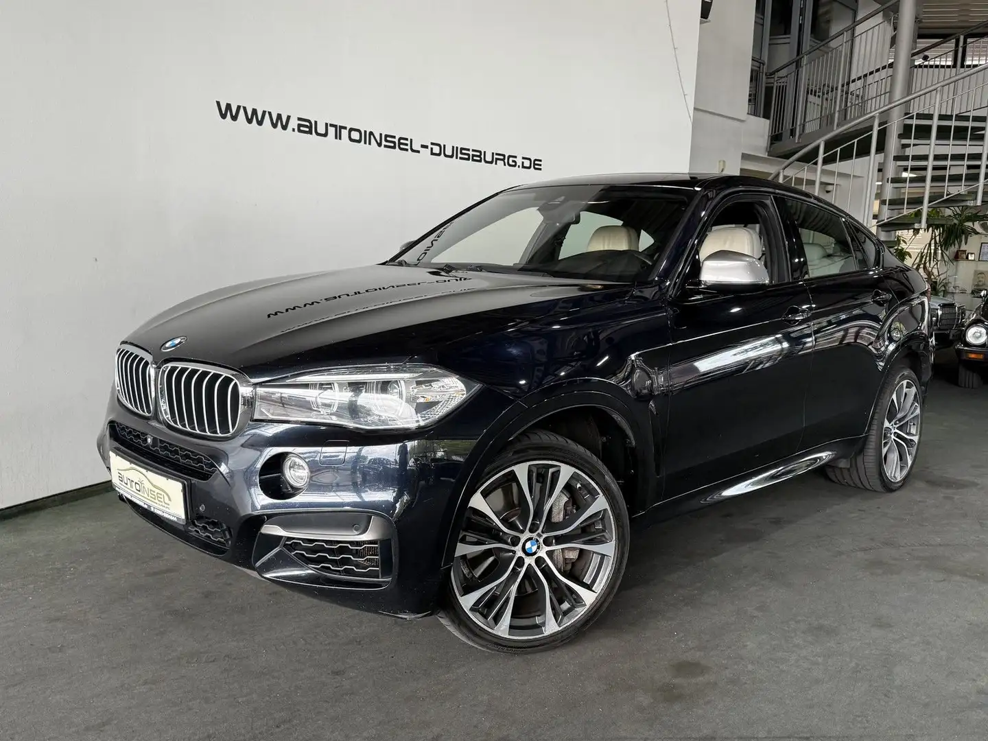 BMW X6 M d 360° HeadUp H&K Schiebedach ACC 21" Noir - 1