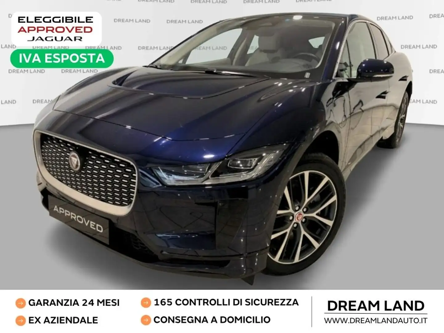 Jaguar I-Pace EV 90 kWh 400 CV Auto AWD SE GARANZIA 24 MESI Blu/Azzurro - 1