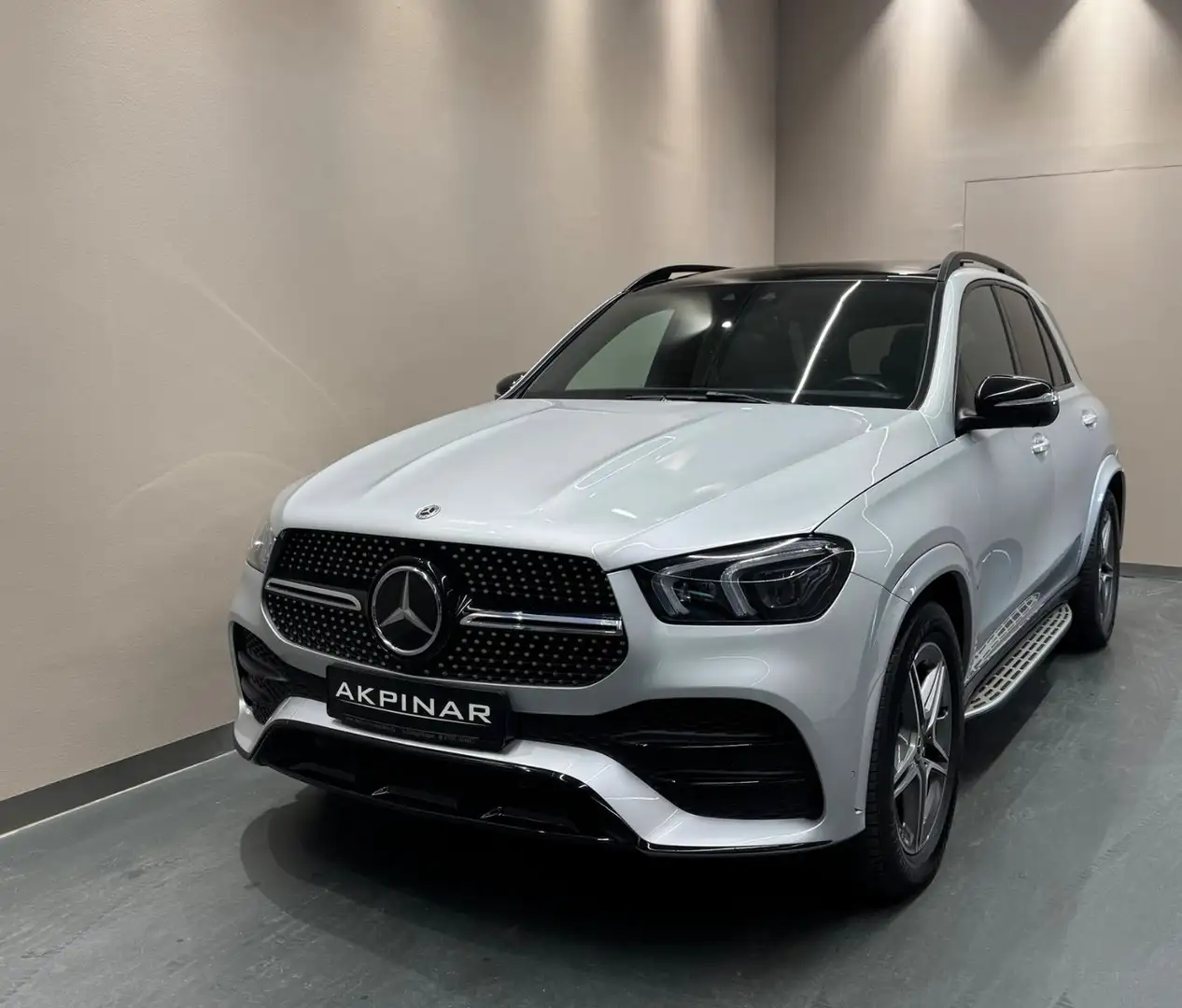 Mercedes-Benz GLE 400 GLE400 d 4M *AMG LINE*NIGHT*PANO*AHK*STANDHZ* Argintiu - 2