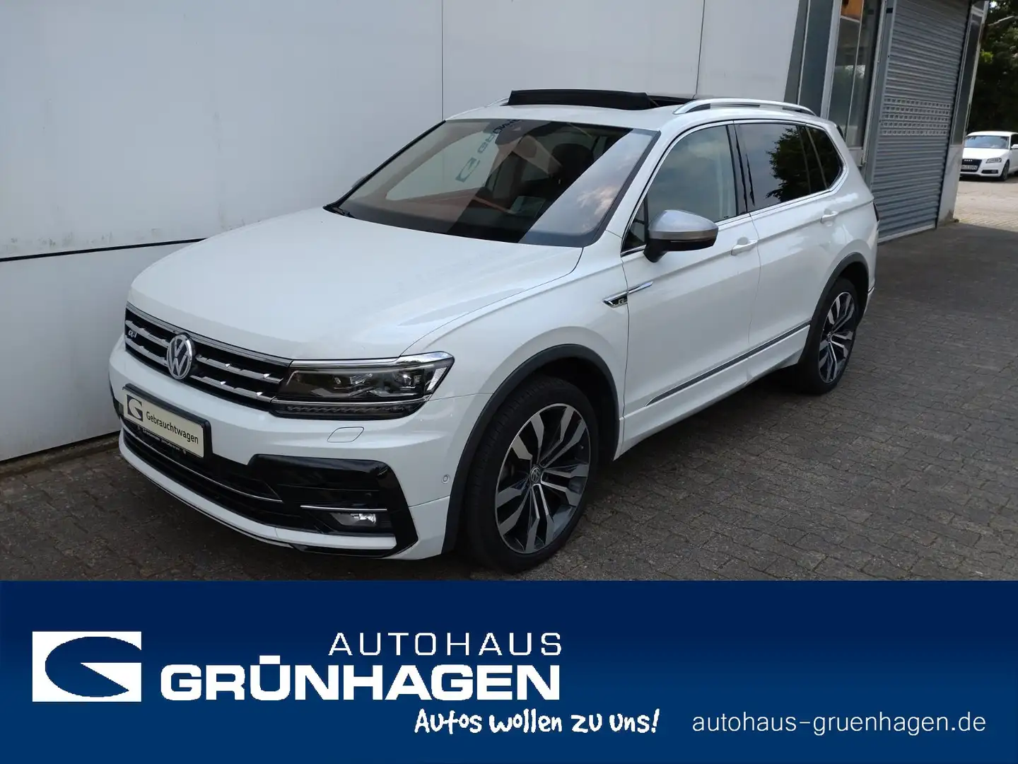 Volkswagen Tiguan Allspace Tiguan Allspace 2.0 TDI Highline 4Motion Navi/SHD Weiß - 1