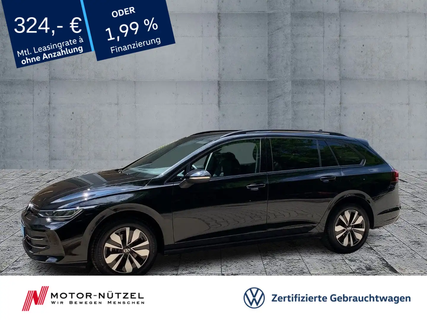 Volkswagen Golf Variant Golf VIII Variant 1.5 TSI GOAL 5JG+LED+APP+ACC Schwarz - 1