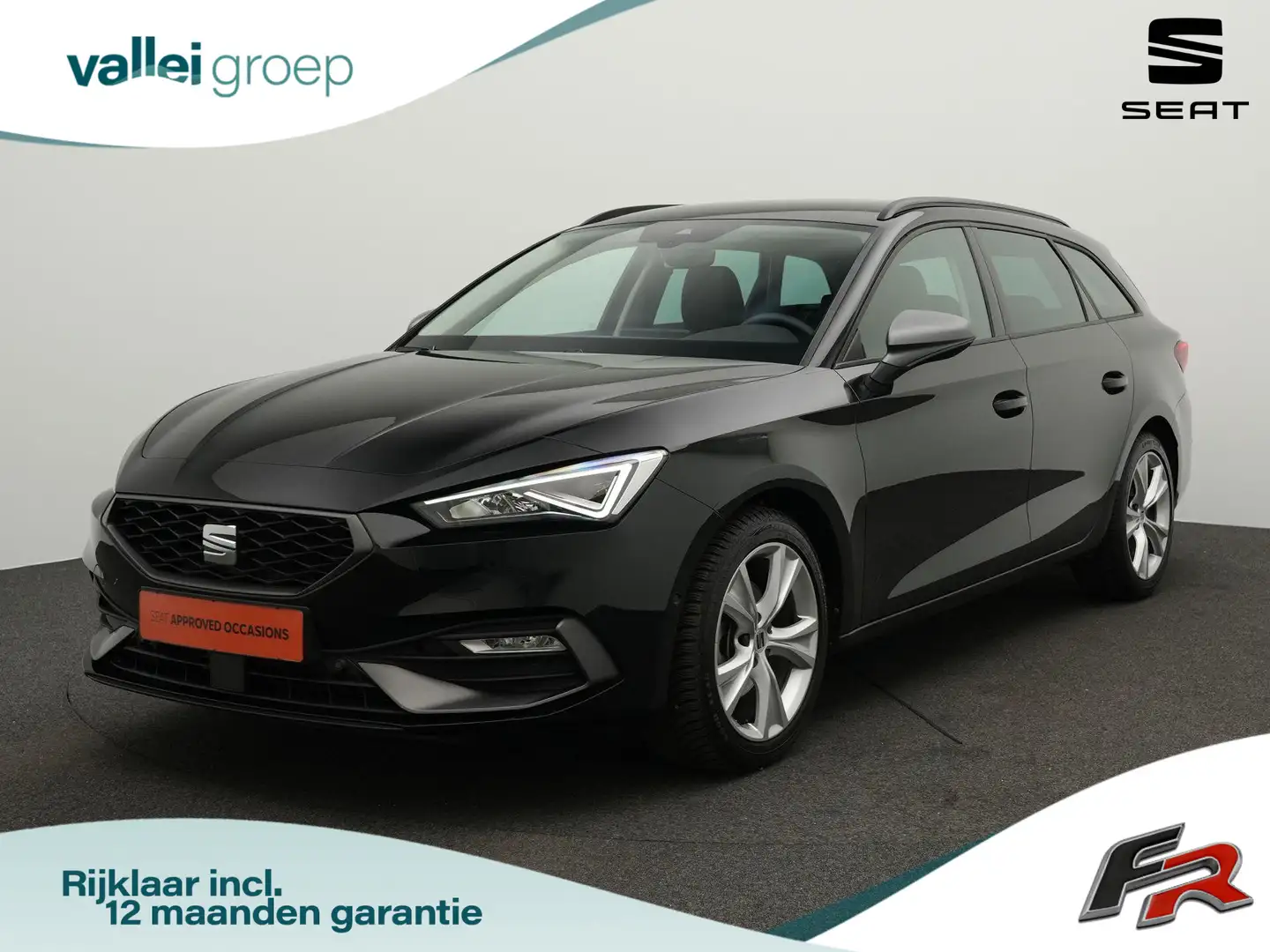 SEAT Leon Sportstourer 1.5 eTSI 150 pk DSG FR Business Inten Zwart - 1