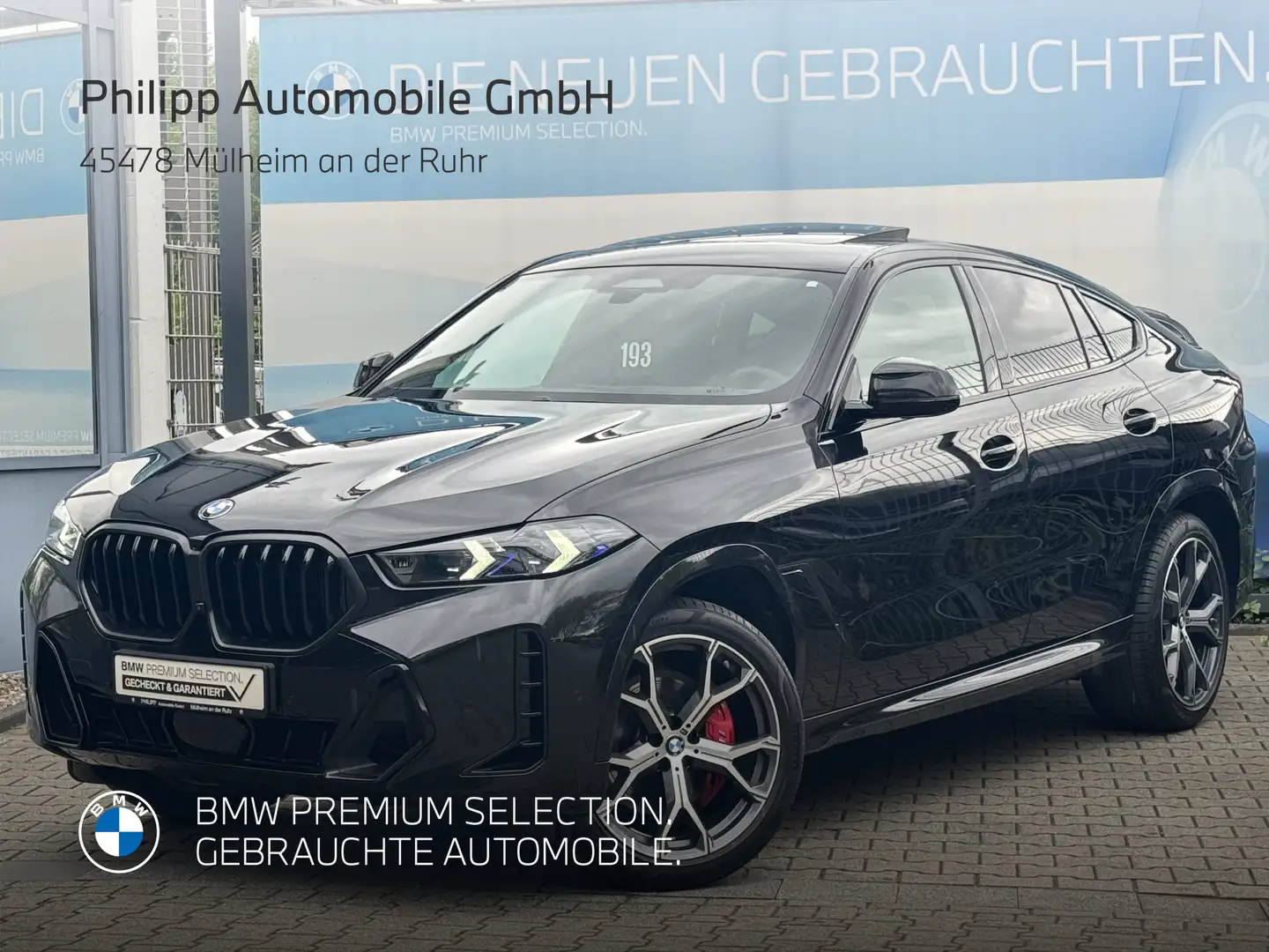 BMW X6 xDrive40i M Sport Pro PANO Massage AHK h&k 21z Schwarz - 2