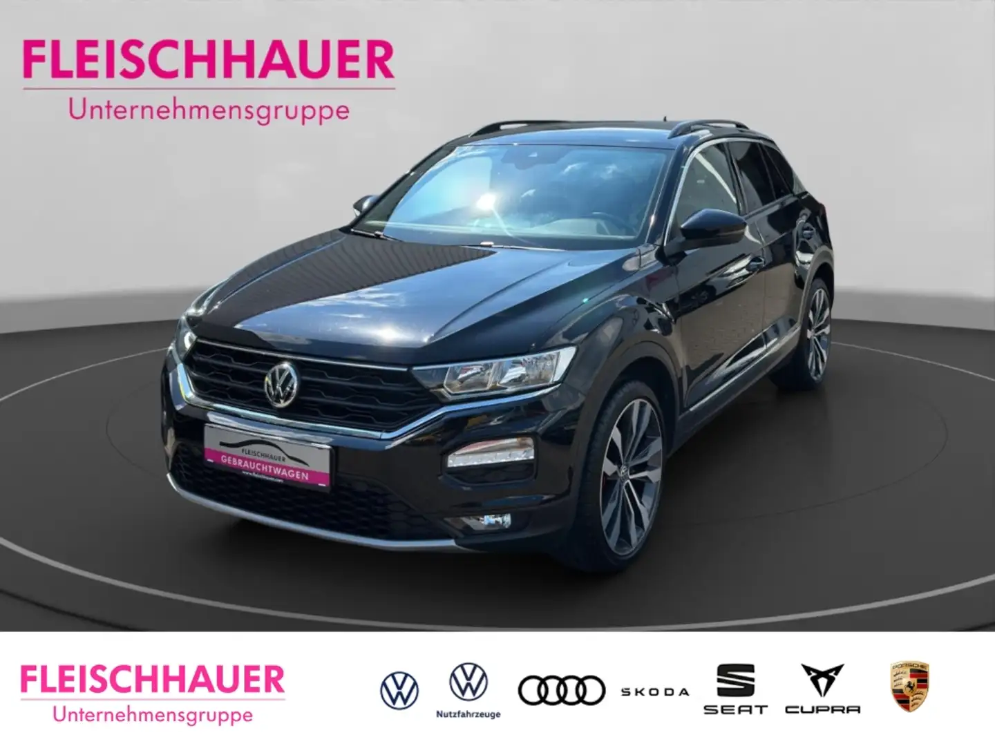 Volkswagen T-Roc Sport 1.5 TSI AHK+Rear View+PDC+SHz Schwarz - 1
