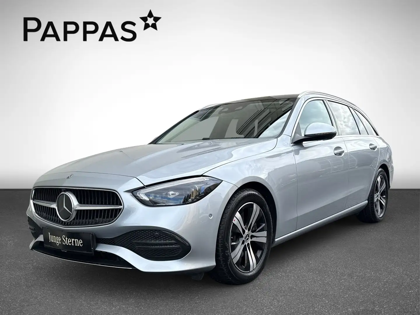 Mercedes-Benz C 220 d 4MATIC T-Modell Totw LED Distr PTS Navi Silber - 2