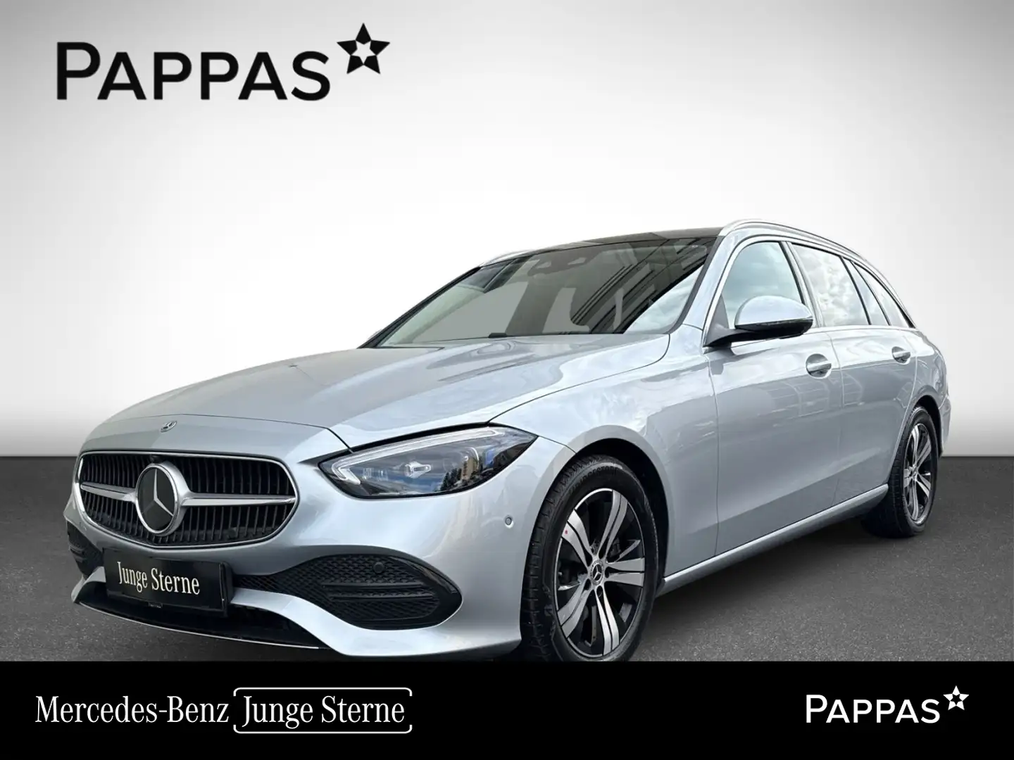 Mercedes-Benz C 220 d 4MATIC T-Modell Totw LED Distr PTS Navi Argent - 1