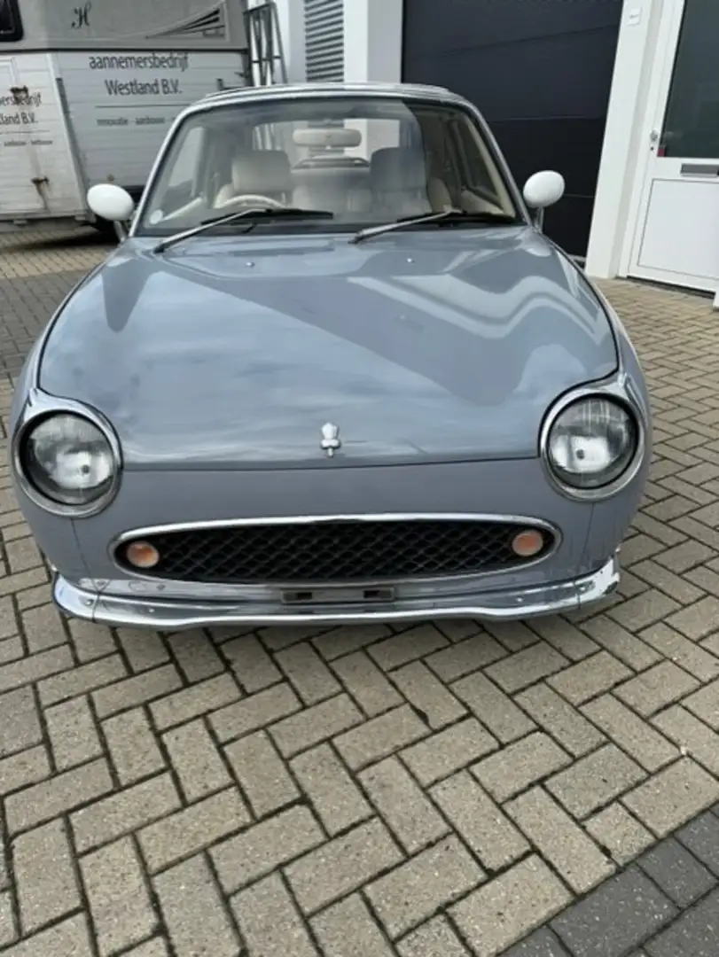 Nissan Figaro 936 Lapisgrijze Figaro Turbo, automaat, airco Gris - 1