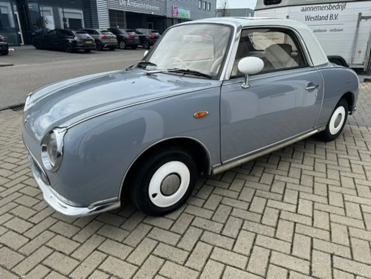 Nissan Figaro 936 Lapisgrijze Figaro Turbo, automaat, airco Gris - 2