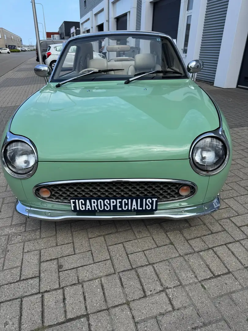 Nissan Figaro 715 Emeraldgroene Figaro Turbo, automaat, airco Verde - 1