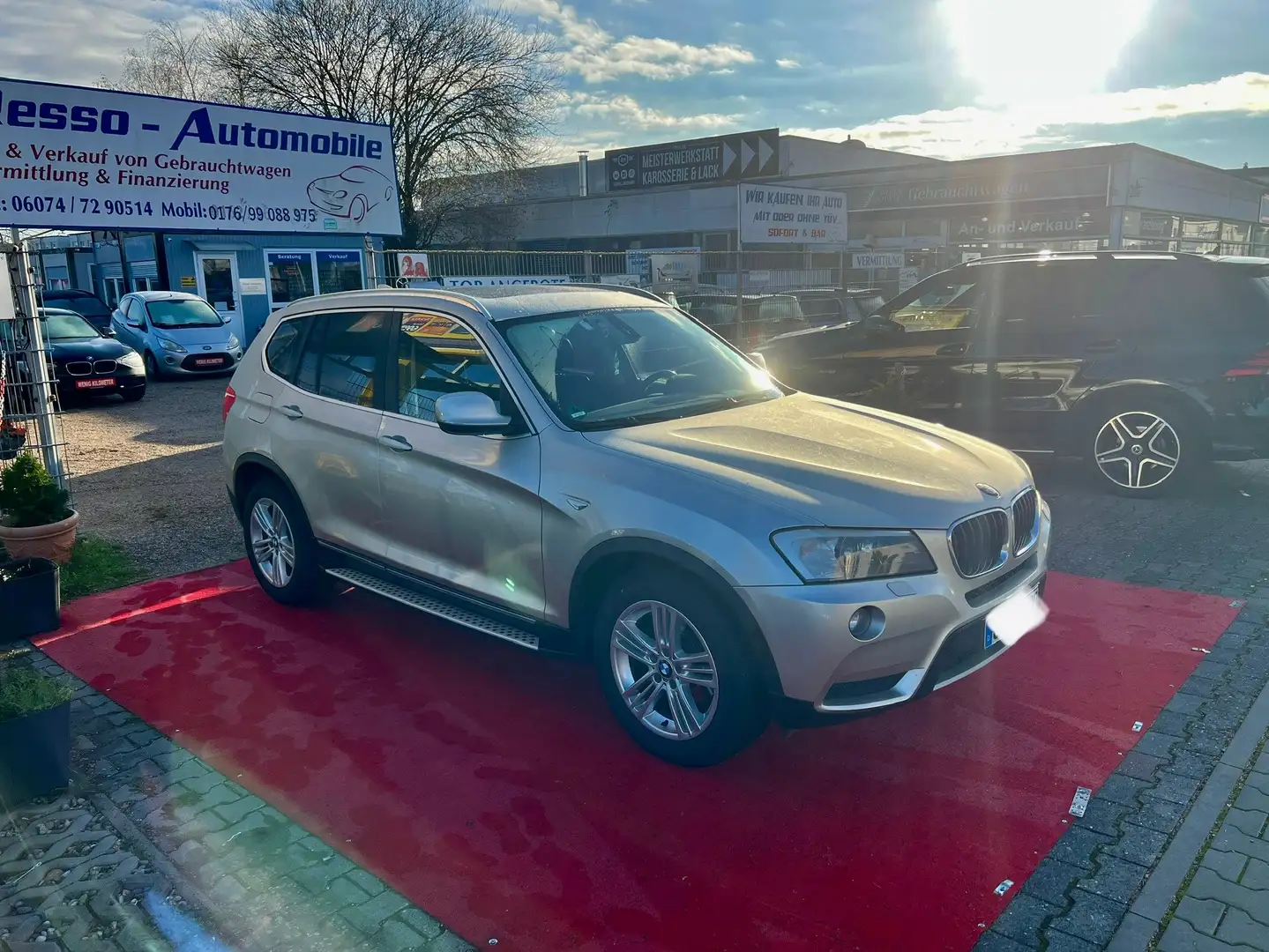 BMW X3 xDrive 20d *2-HAND*PANORAMA*AUTOMATIK*NAVI*EU-5* Gris - 2