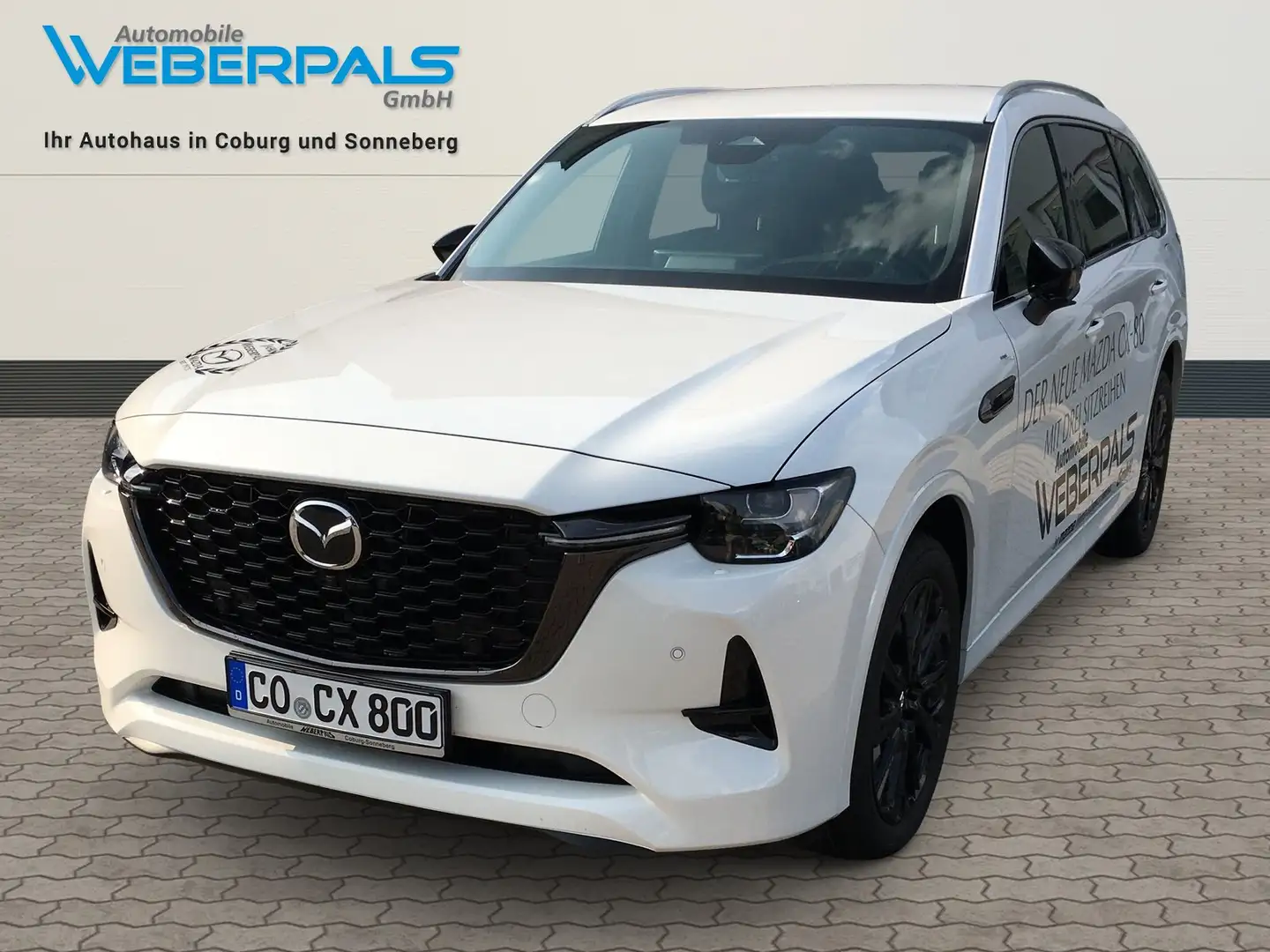 Mazda CX-80 Homura AWD-BOSE-LEDER-NAVI-MATRIXLED-360°KAMERA Weiß - 1