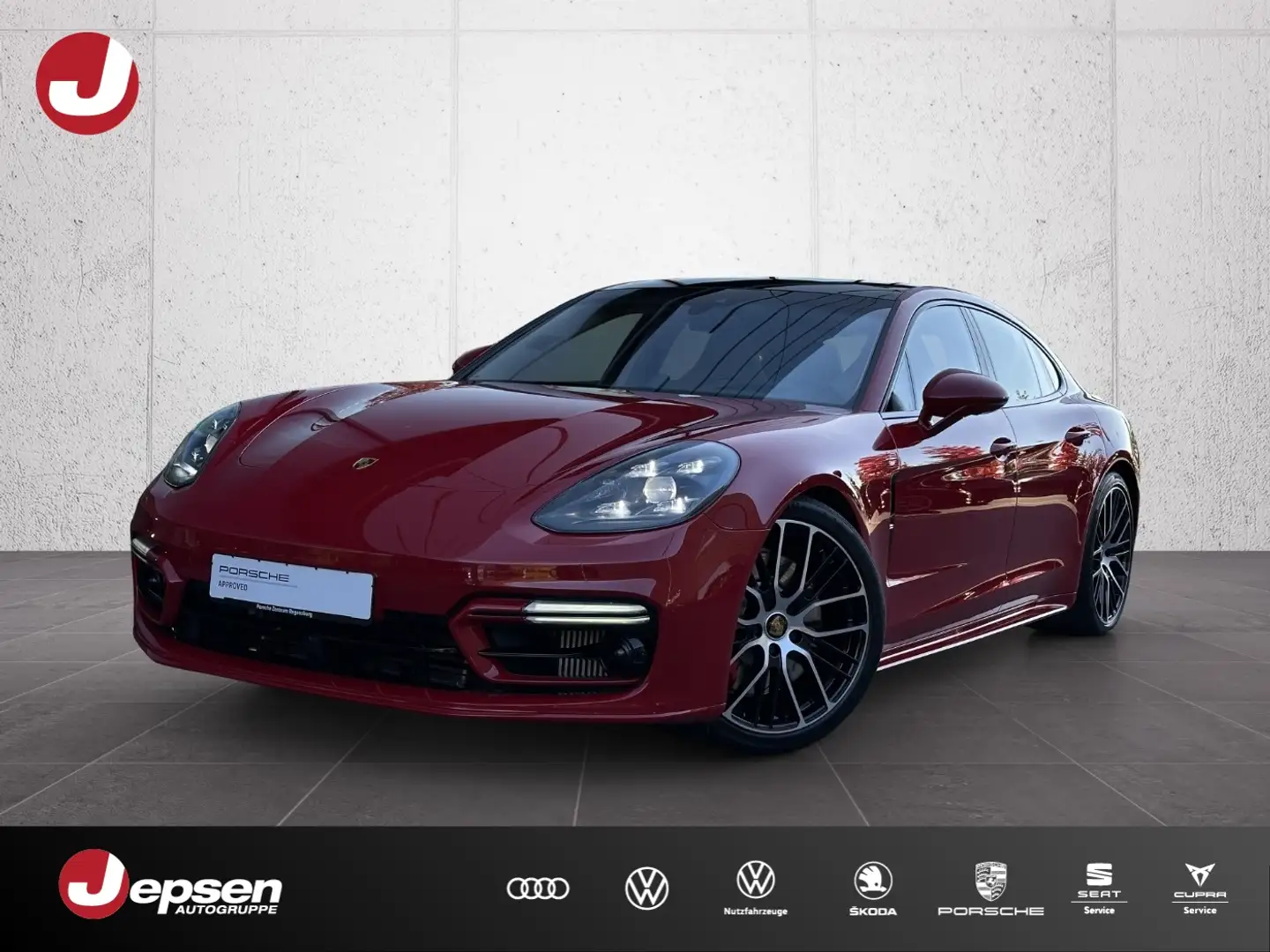 Porsche Panamera GTS PANO Burmester Alcantara AHK Rot - 1