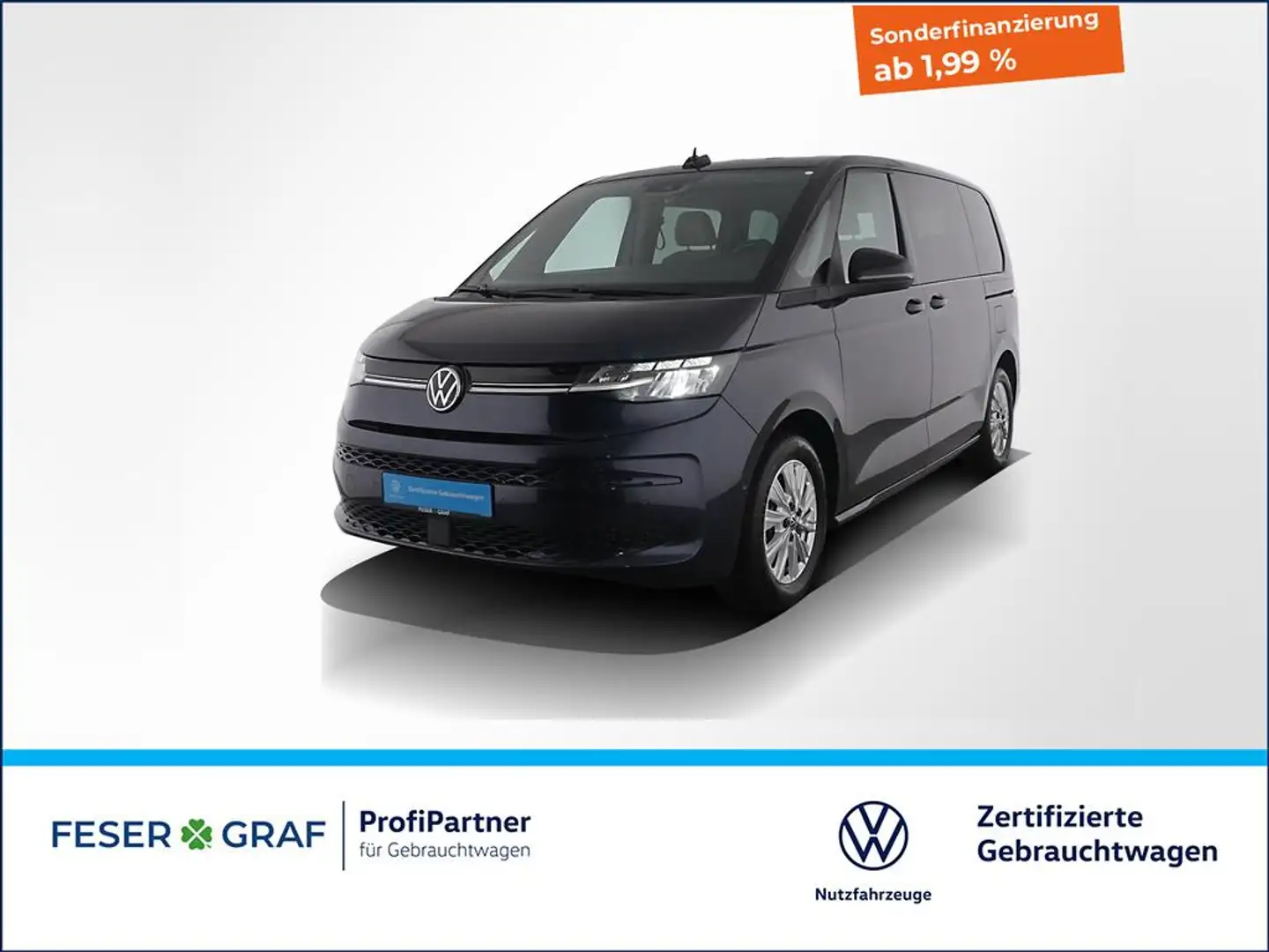 Volkswagen T7 Multivan 2.0TDI Life DSG 7Sitze AHK LED Rückfahrkamera Blu/Azzurro - 1
