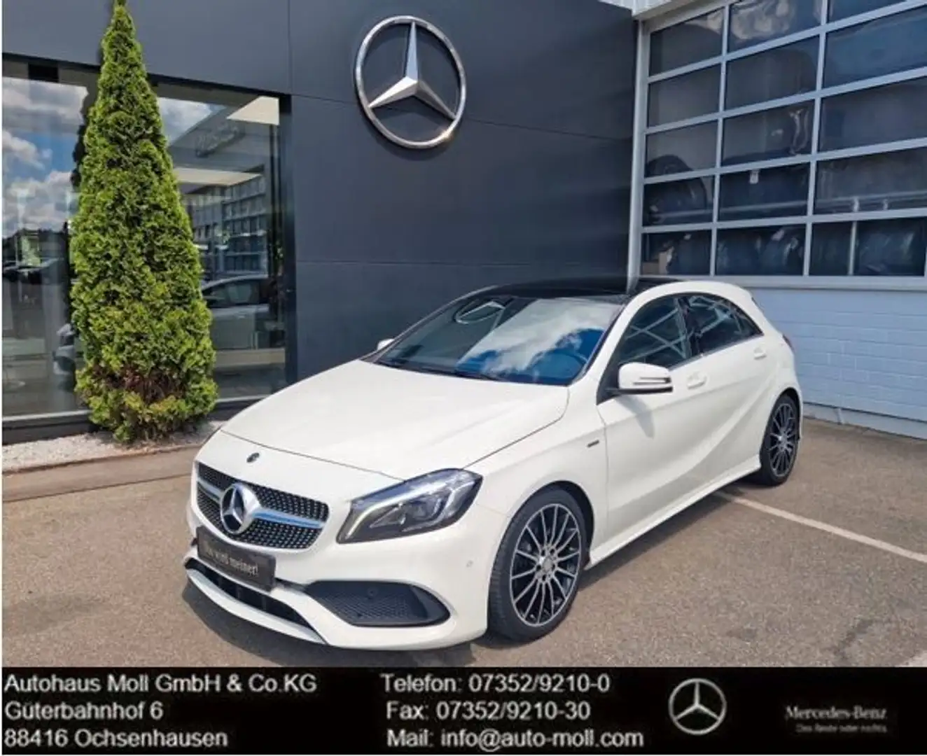 Mercedes-Benz A 200 AMG|Peak|LED|Pano|Ambiente|Keyless|Navi Blanc - 1