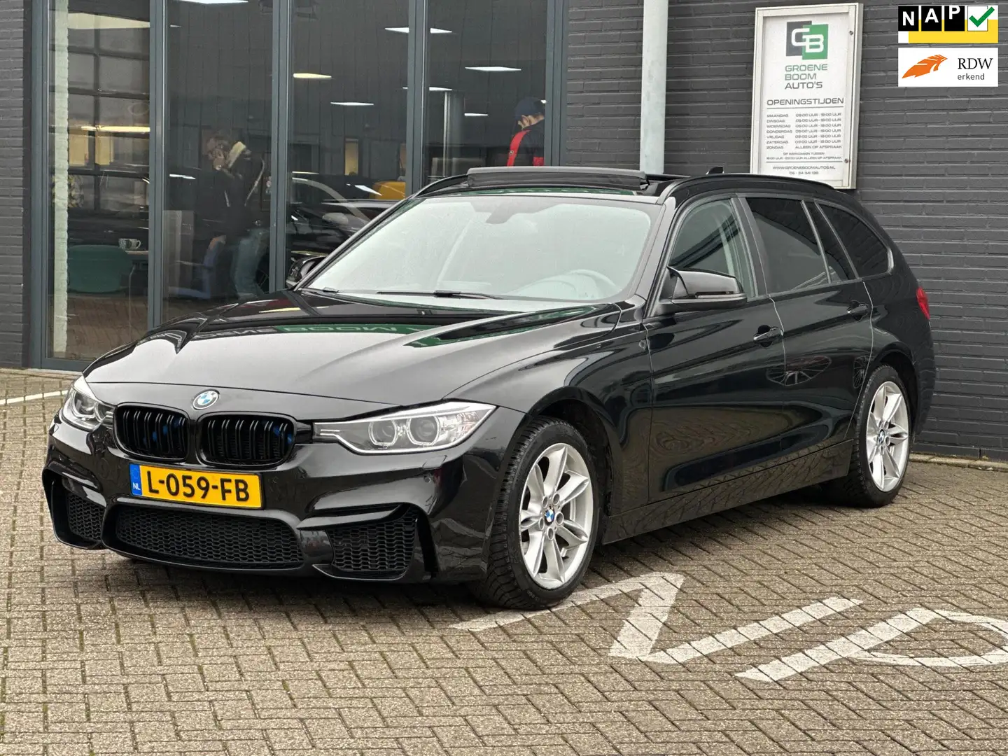 BMW 316 3-serie Touring 316i High Executive/PANO-DAK/NAVI/ Noir - 1