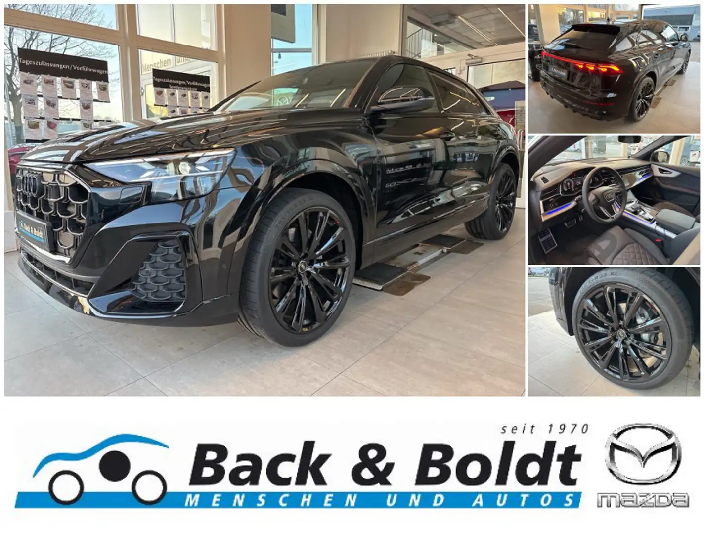 Audi Q8 50TDI S-Line B&O ADVANCED+PANO+AHK+LASER+23ZOLL Schwarz - 1