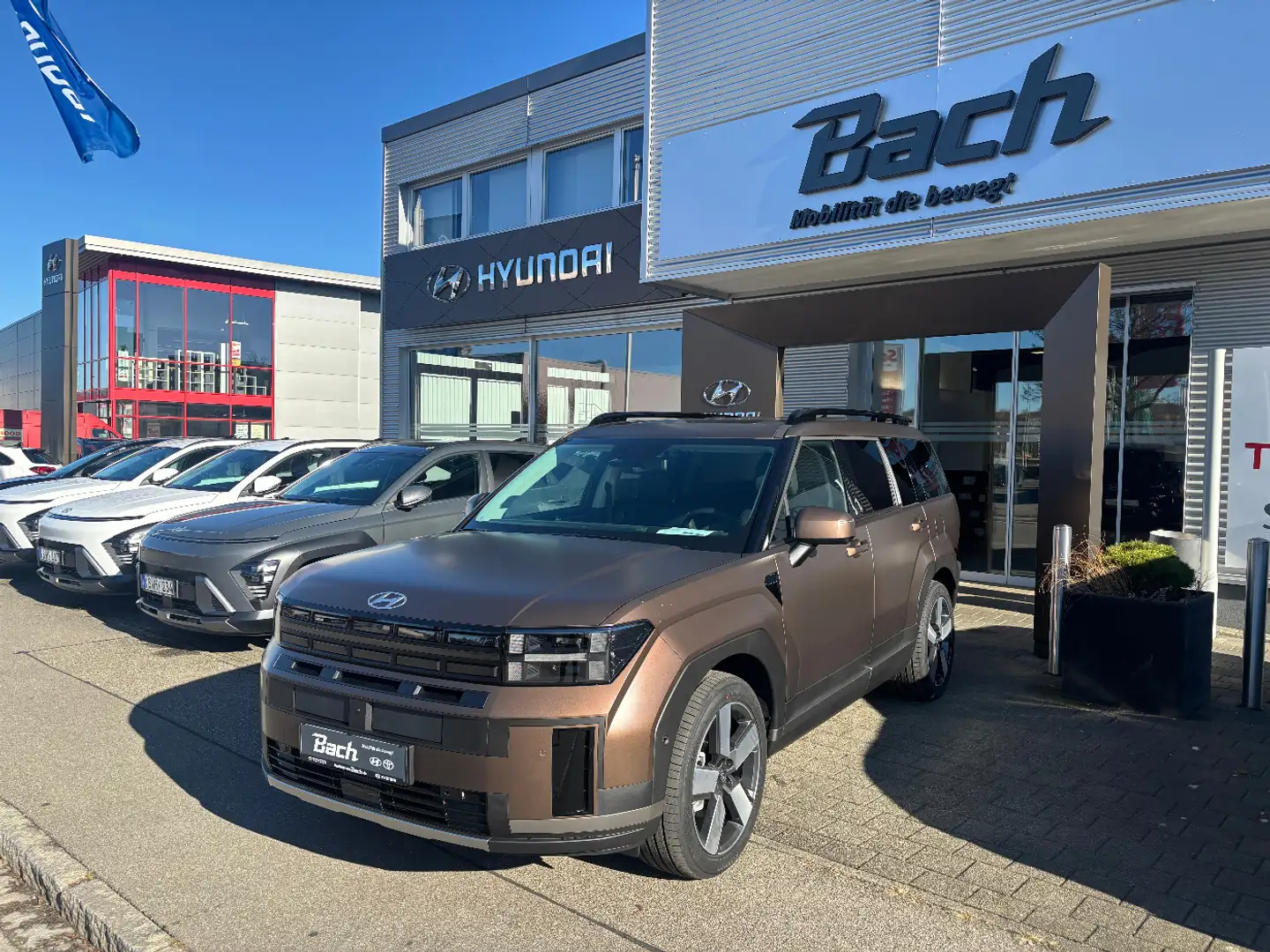 Hyundai SANTA FE HEV (MY25) 1.6 T-GDI 215 PS Schiebedach Braun - 1