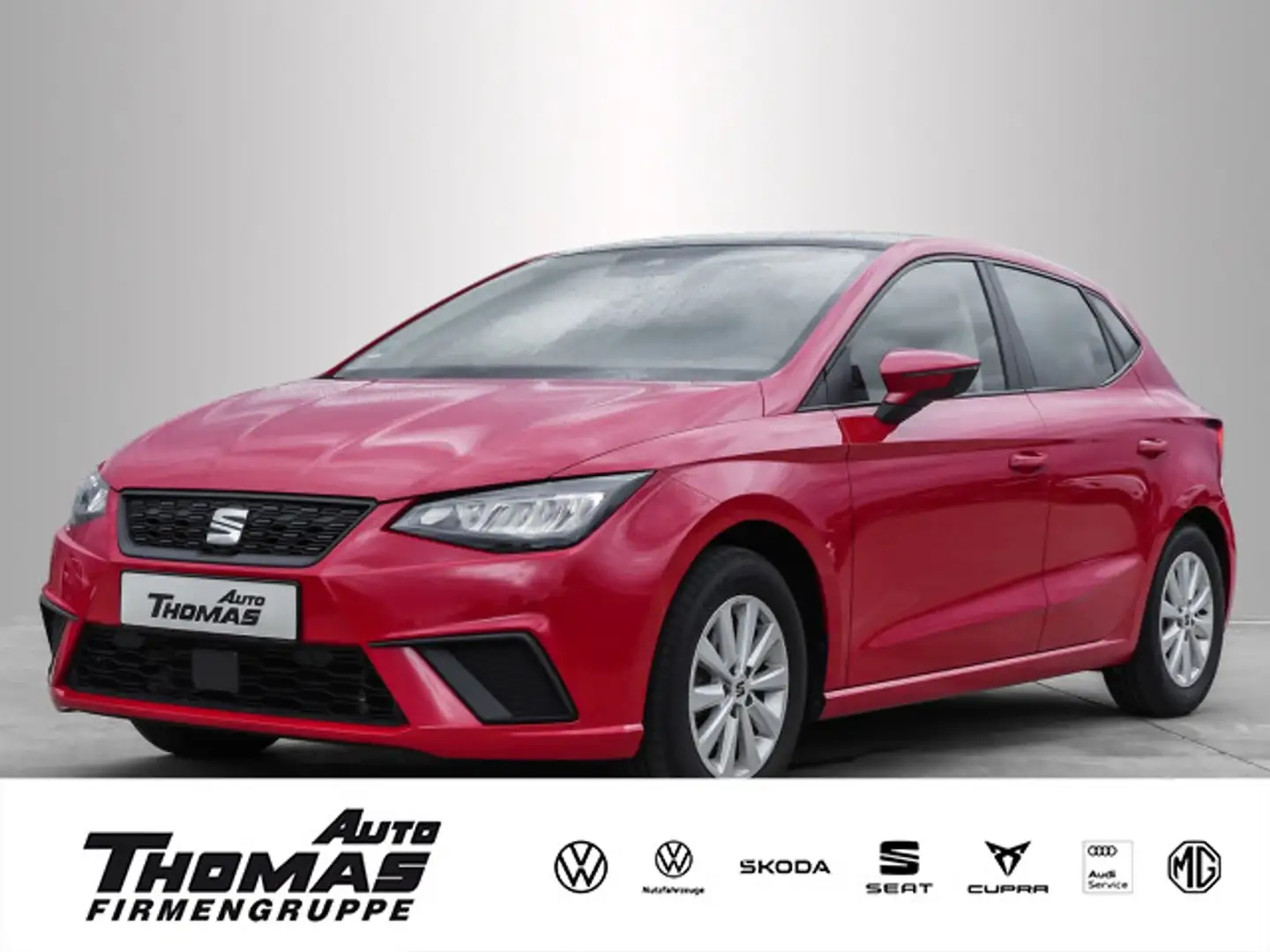 SEAT Ibiza Style 1.0 TSI DSG PANO+RFK+LED+PDC+SHZ Rot - 1