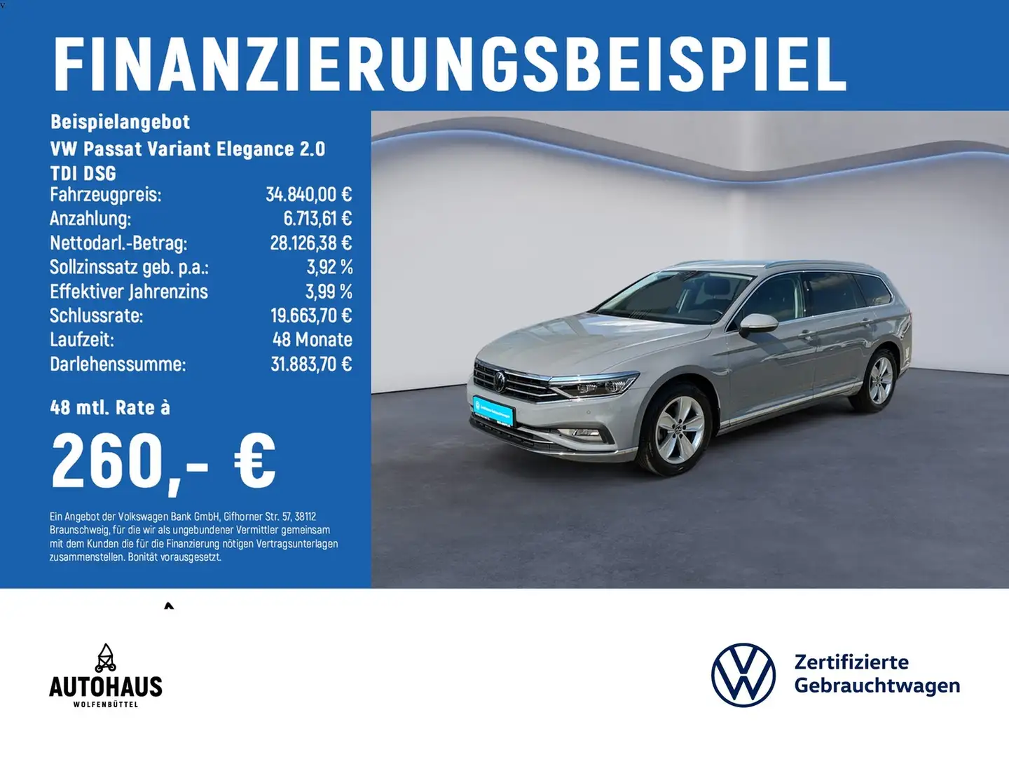 Volkswagen Passat Variant Elegance 2.0 TDI DSG AHK STANDH Gris - 2