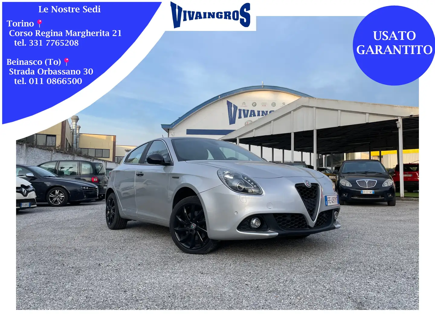 Alfa Romeo Giulietta 2.0 JTDm 150CV Super + TETTO APRIBILE Argento - 1