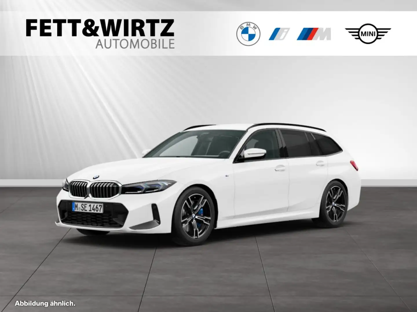BMW 318 i Touring M Sport|LC-Prof.|Head-Up|HiFi Bianco - 1