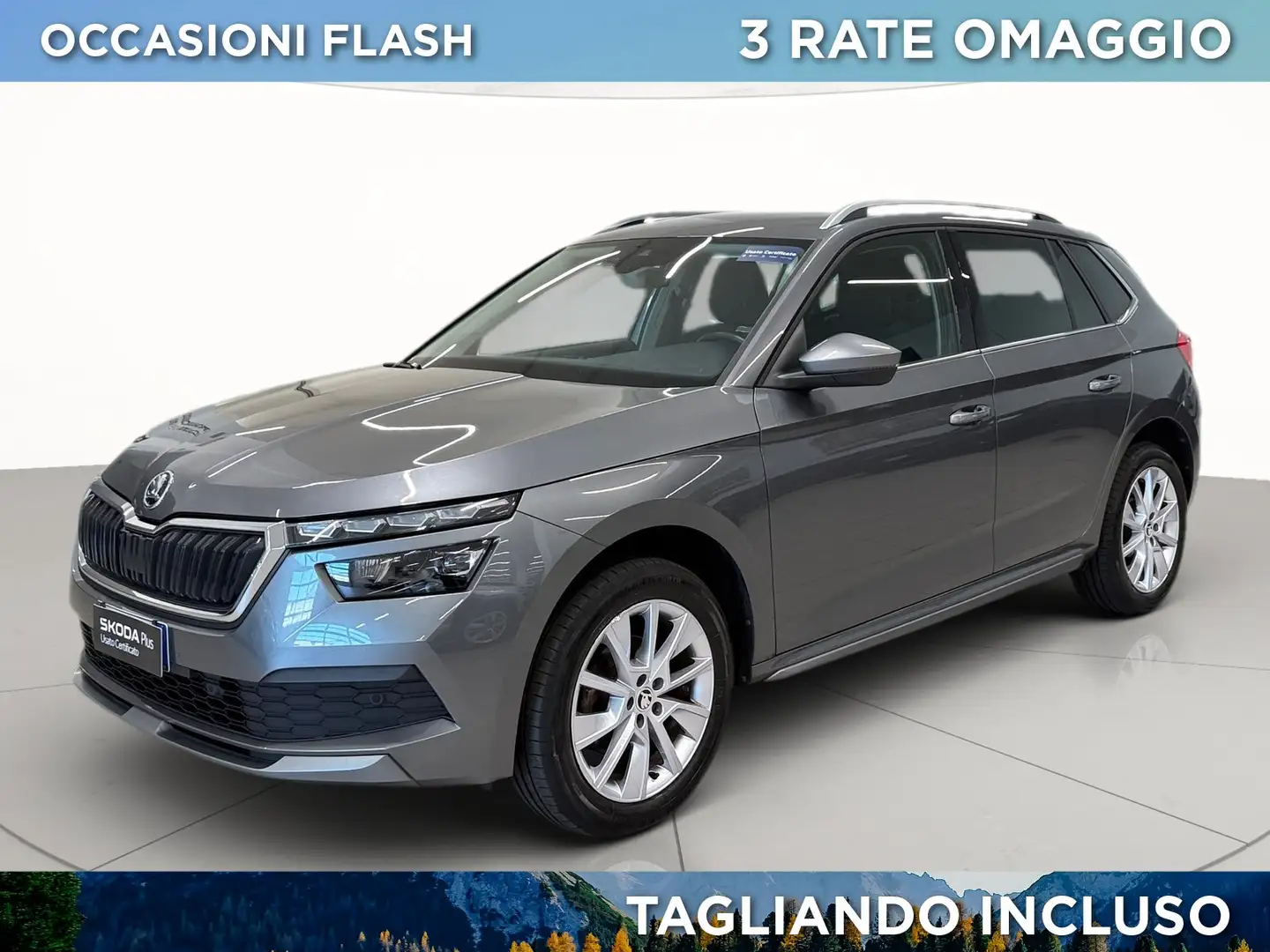 Skoda Kamiq 1.0 g-tec style 90cv Gris - 1