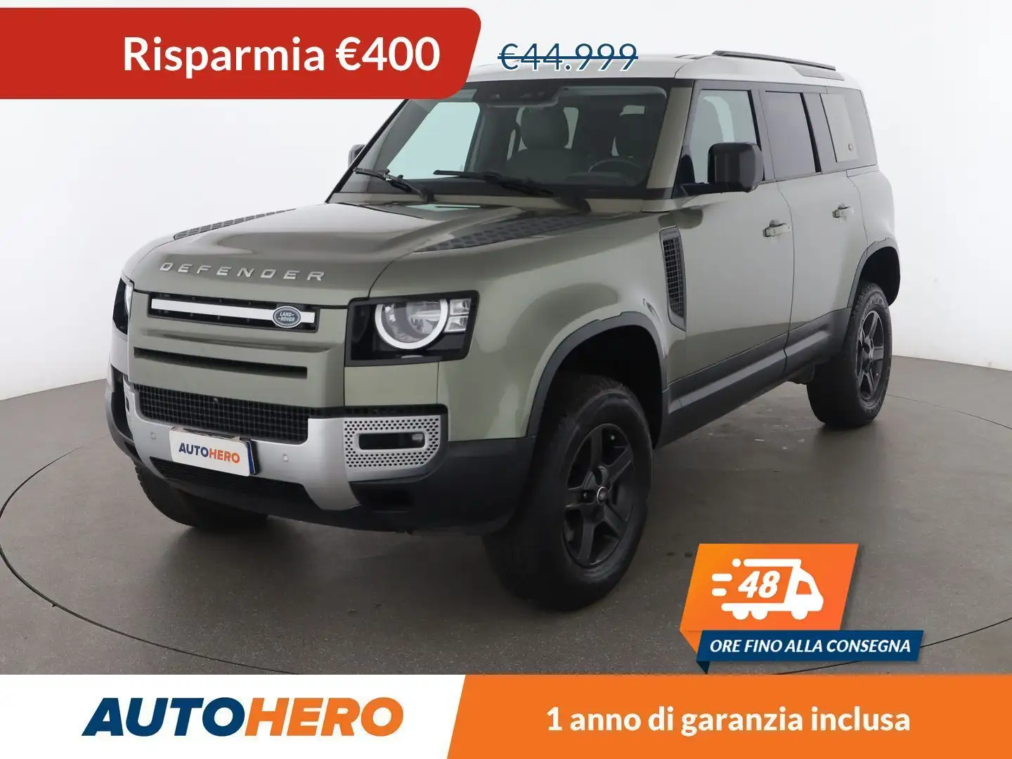 Land Rover Defender D240 S 240 CV  Auto AWD Zelená - 1