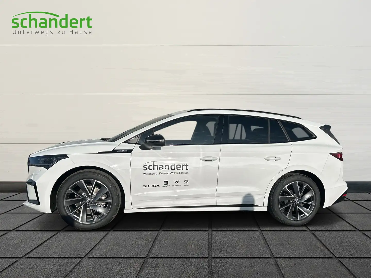 Skoda Enyaq 60 Sportline MATRIX/NAVI/ACC/HUD/AHK/BHZ.LE Weiß - 2