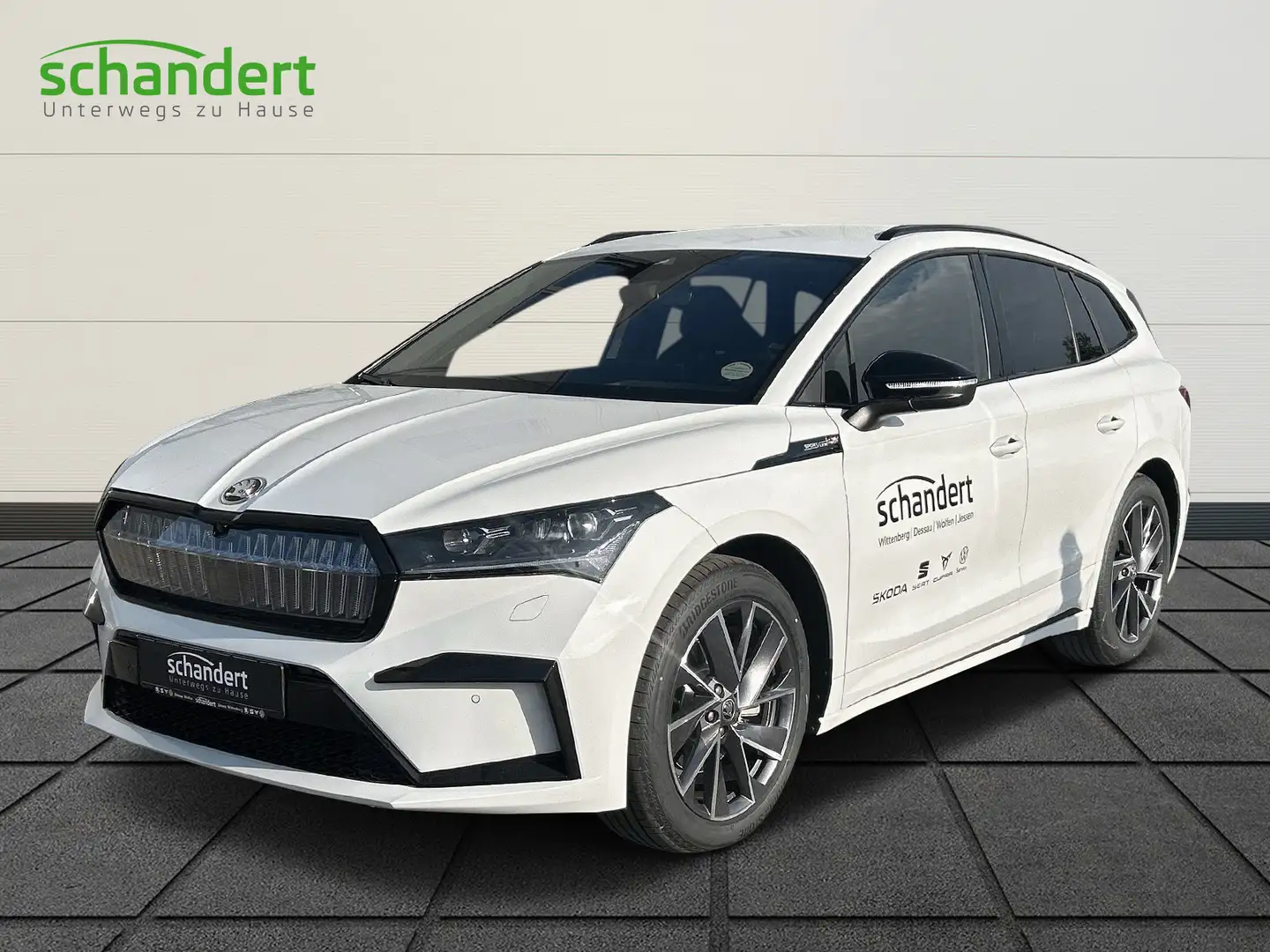 Skoda Enyaq 60 Sportline MATRIX/NAVI/ACC/HUD/AHK/BHZ.LE Weiß - 1