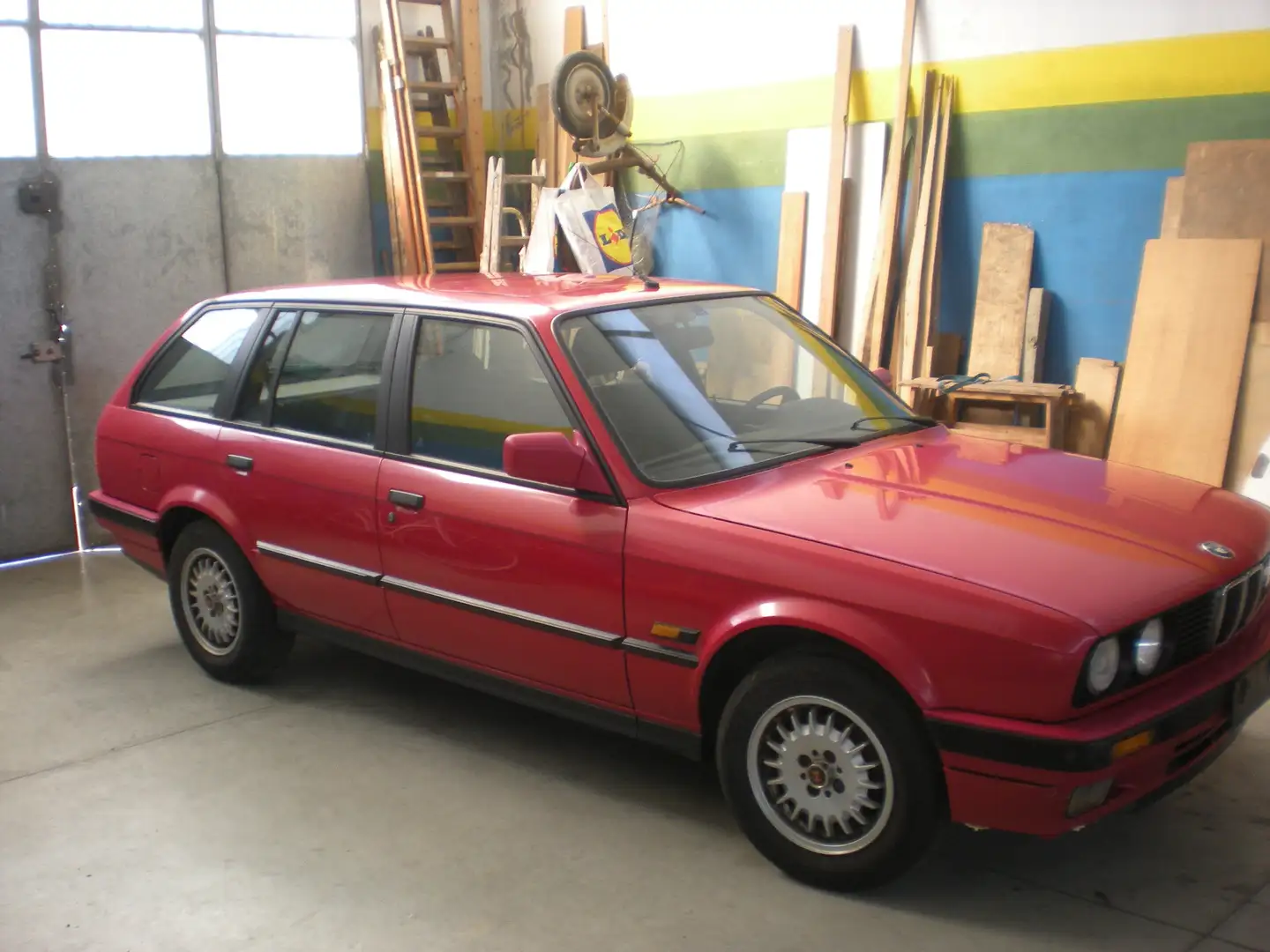 BMW 324 324td Touring Piros - 1