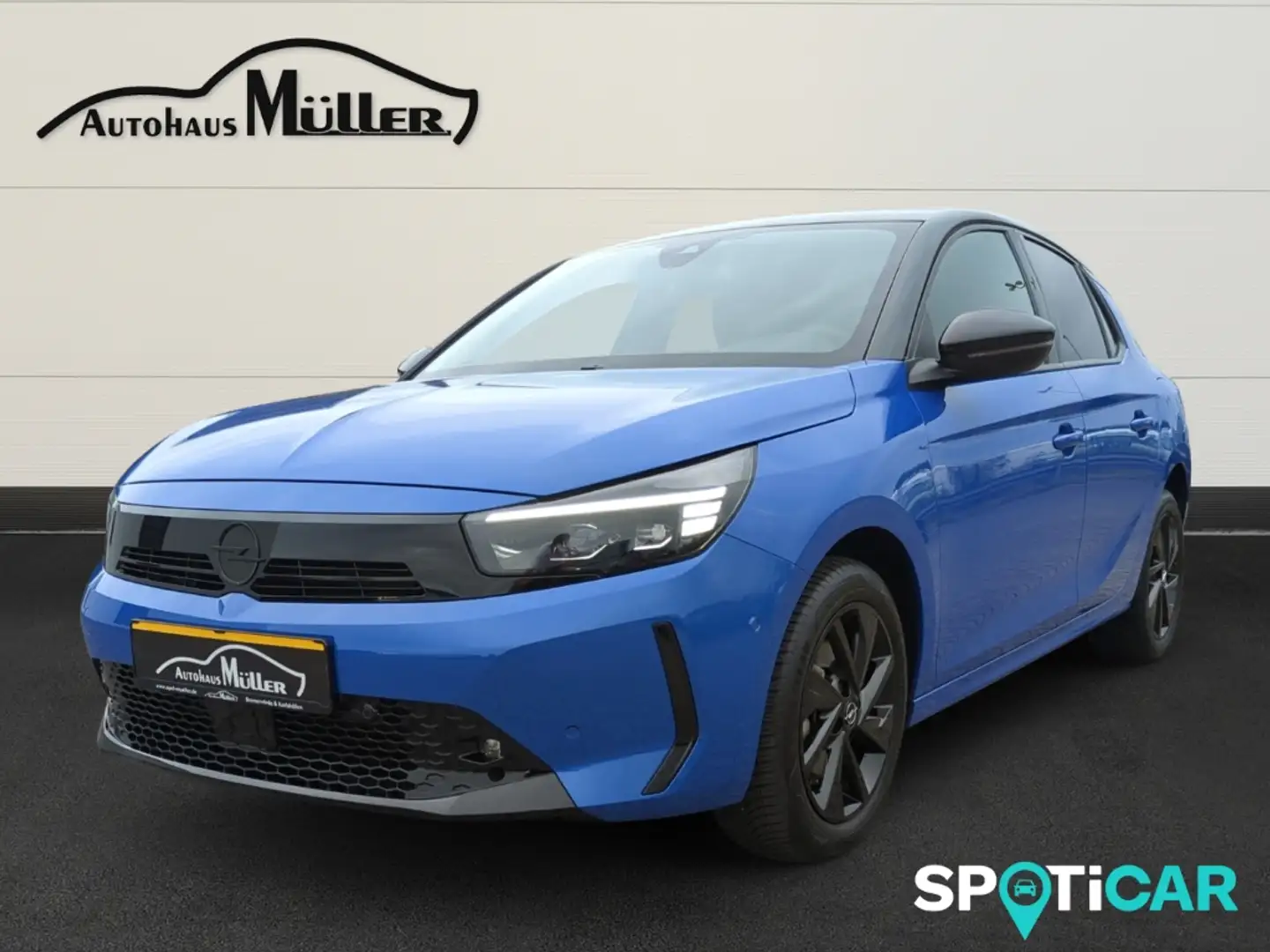 Opel Corsa GS 1.2 Turbo +Navi+Matrix+Allwetter+Sitzhzg.+ Blau - 1