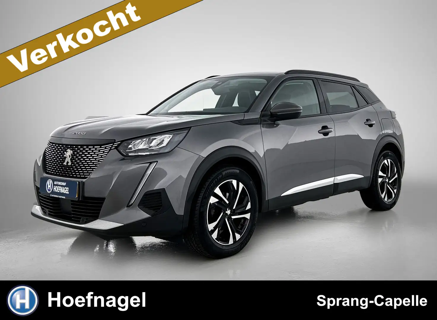 Peugeot 2008 1.2 PureTech Blue Lease Allure | Trekhaak | Adapti Grijs - 1
