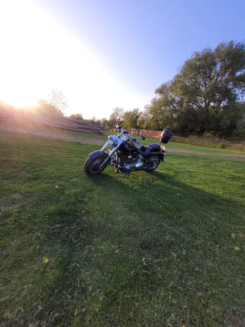Harley-Davidson Fat Boy Negru - 2