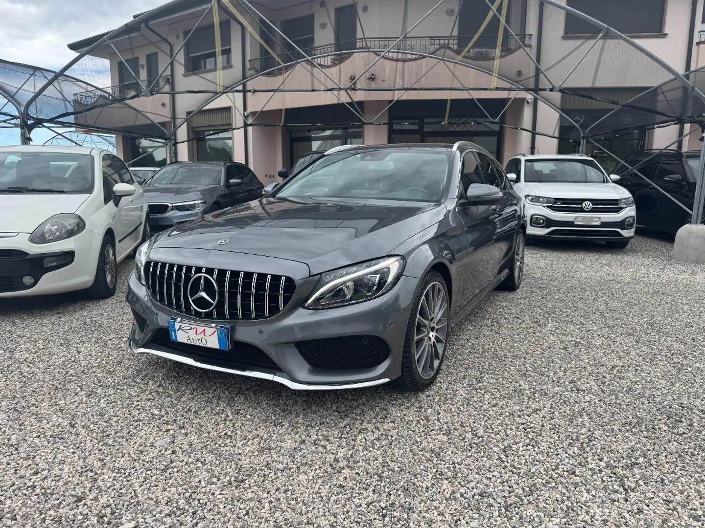 Mercedes-Benz C 220 d S.W. 4Matic Automatic Premium Gris - 1