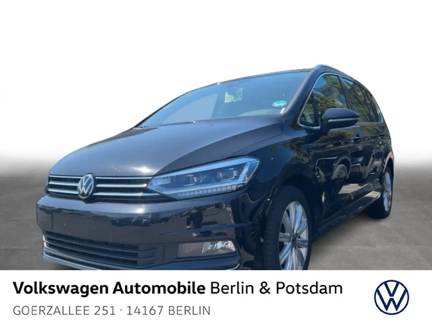 Volkswagen Touran 2.0 TDI DSG Highline Navi PDC Telefon SHZ Schwarz - 1